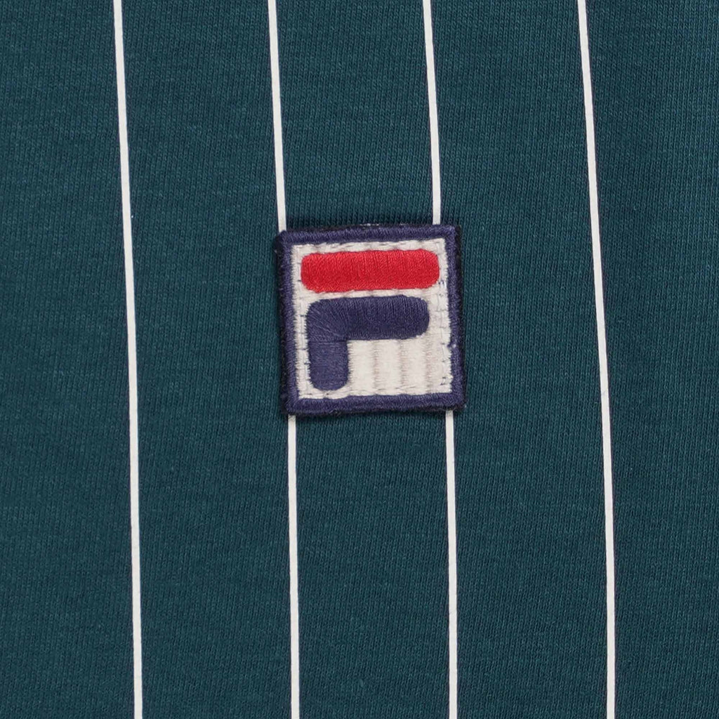 Fila Vintage BB1 Classic Vintage Striped Polo - Pond