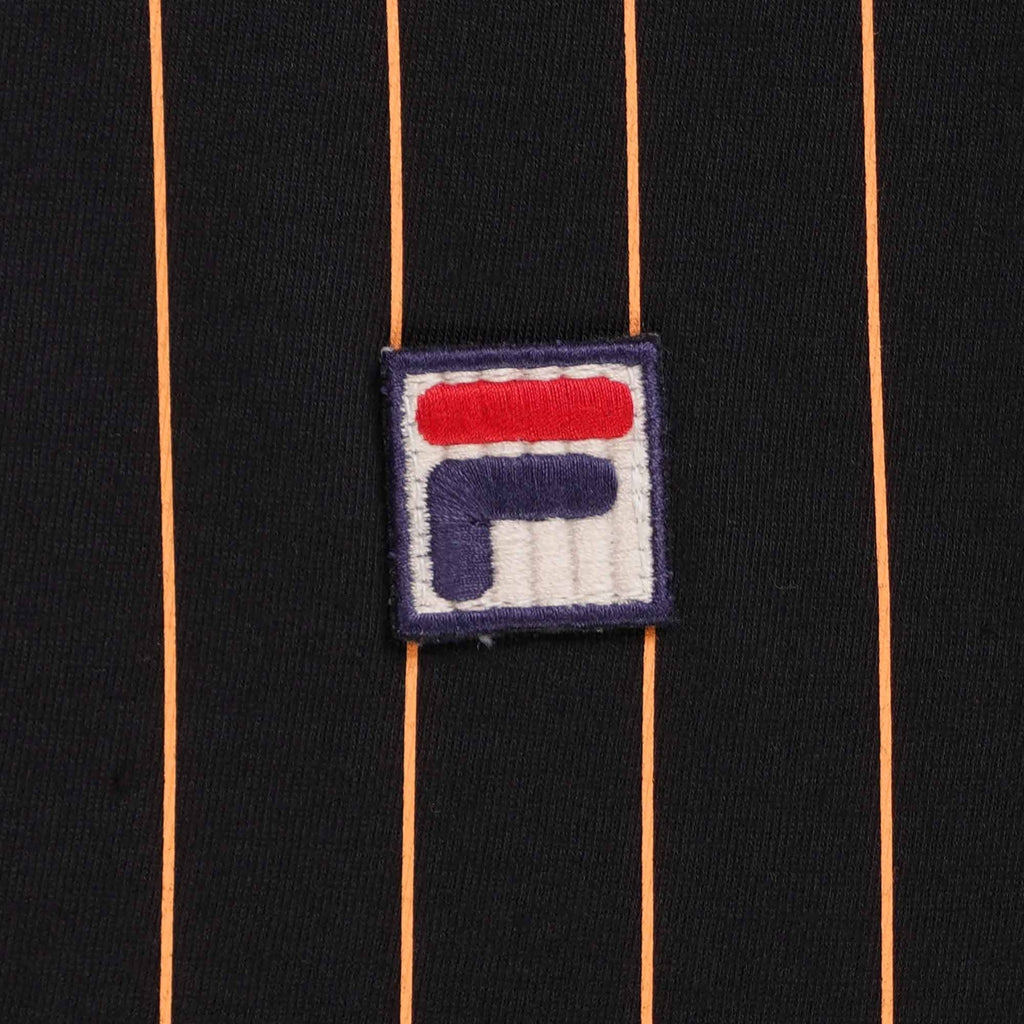 Fila Vintage BB1 Classic Vintage Striped Polo - Black