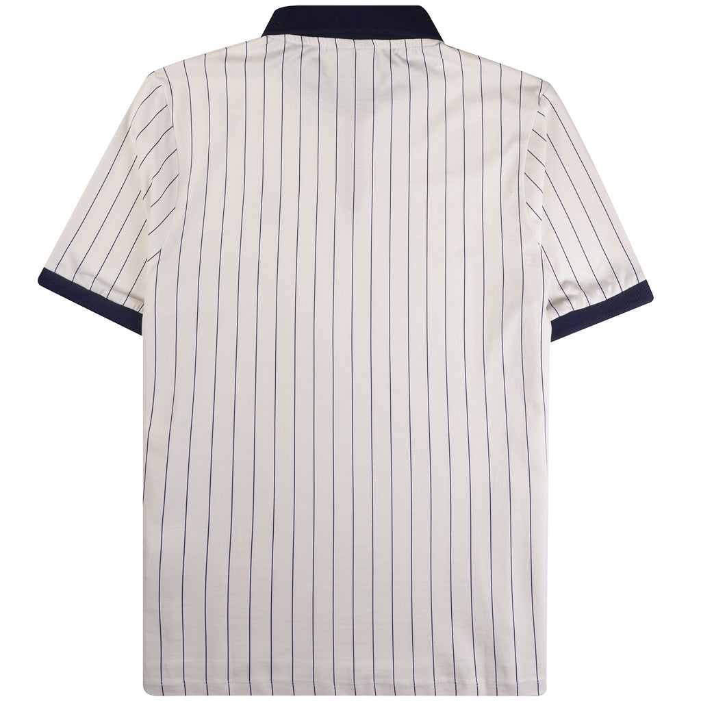 Fila Vintage BB1 Classic Vintage Striped Polo - Gardenia