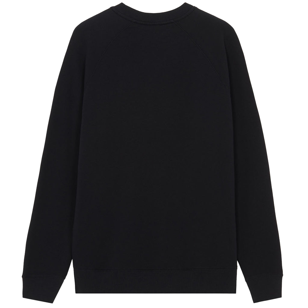 Grey Fox Head Patch Classic Sweatshirt - Black