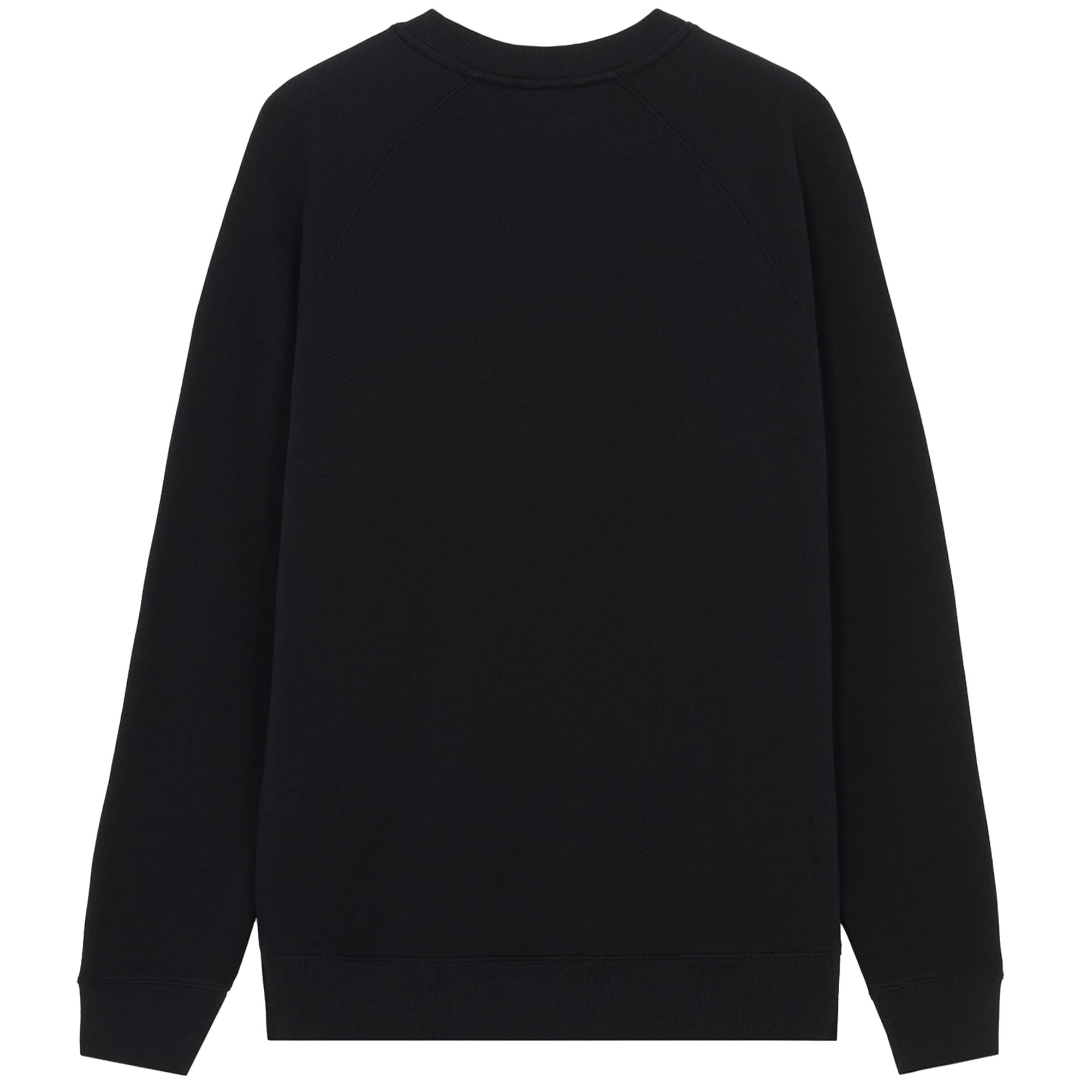 Grey Fox Head Patch Classic Sweatshirt - Black