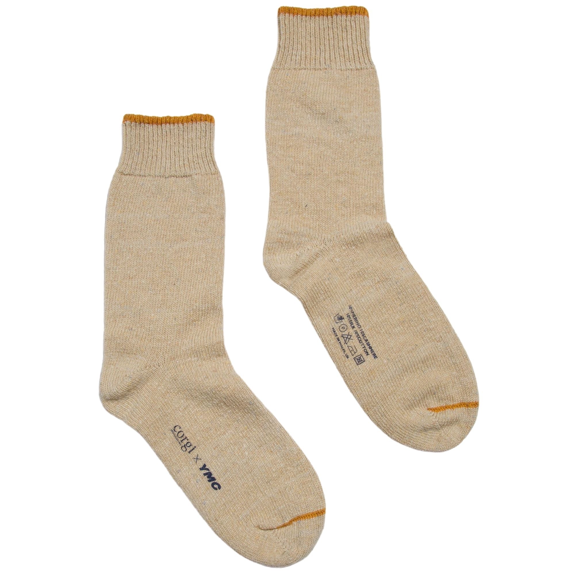 YMC x Corgi Tipping Sock - Sand