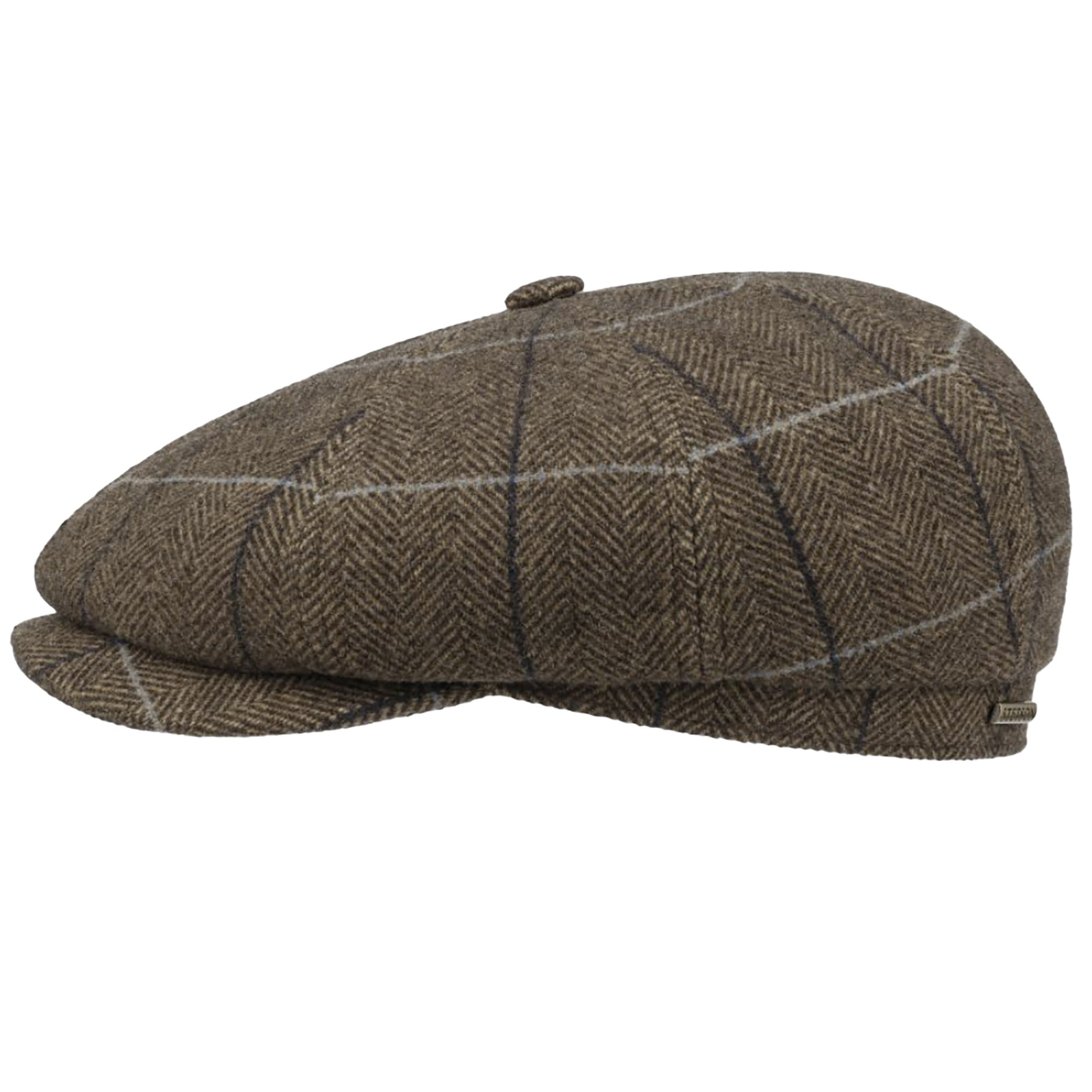 Stetson Hats Hatteras Gallanger Wool Flat Cap - Brown