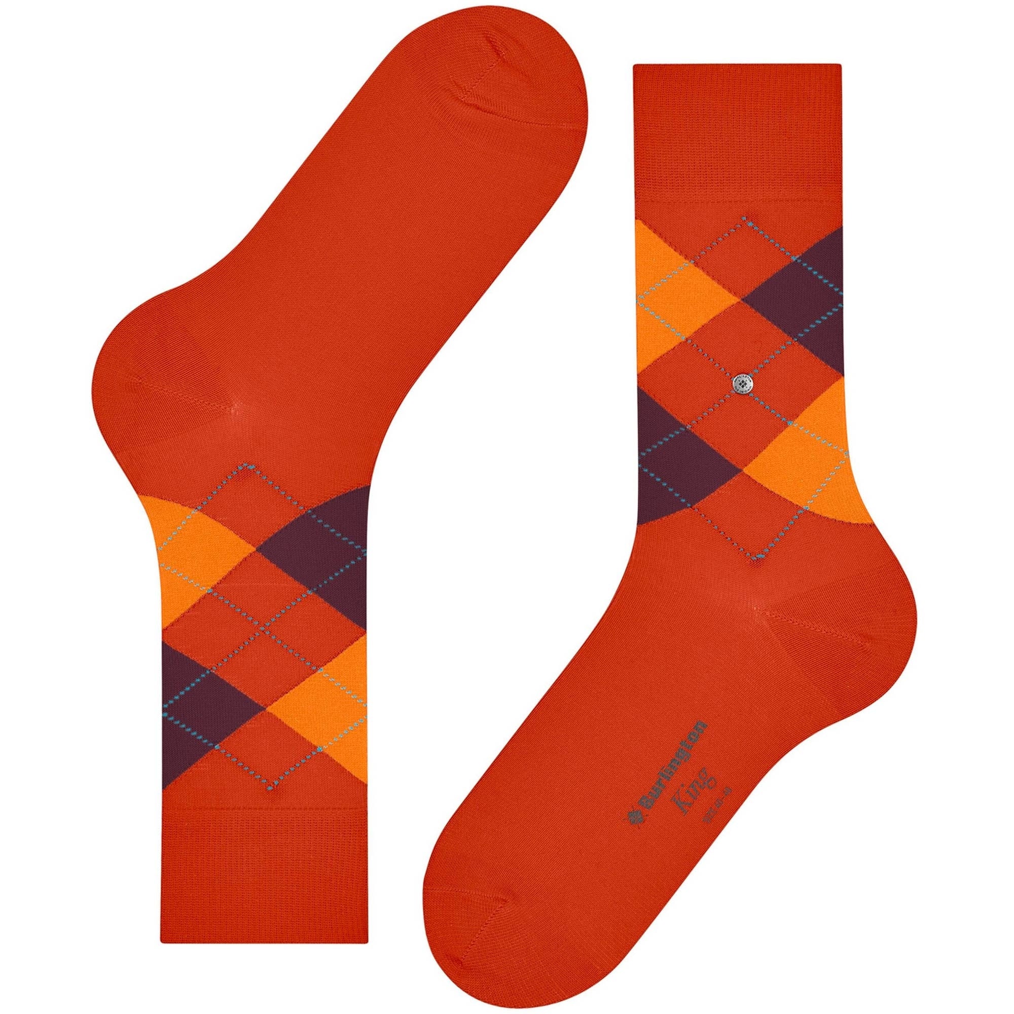 Burlington Socks King Socks - Orange