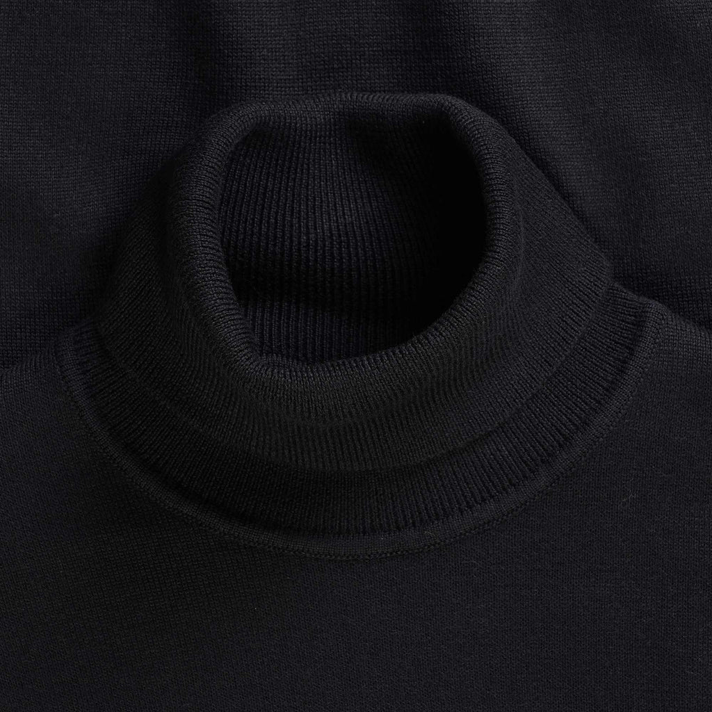 Roll Neck Jumper - Black
