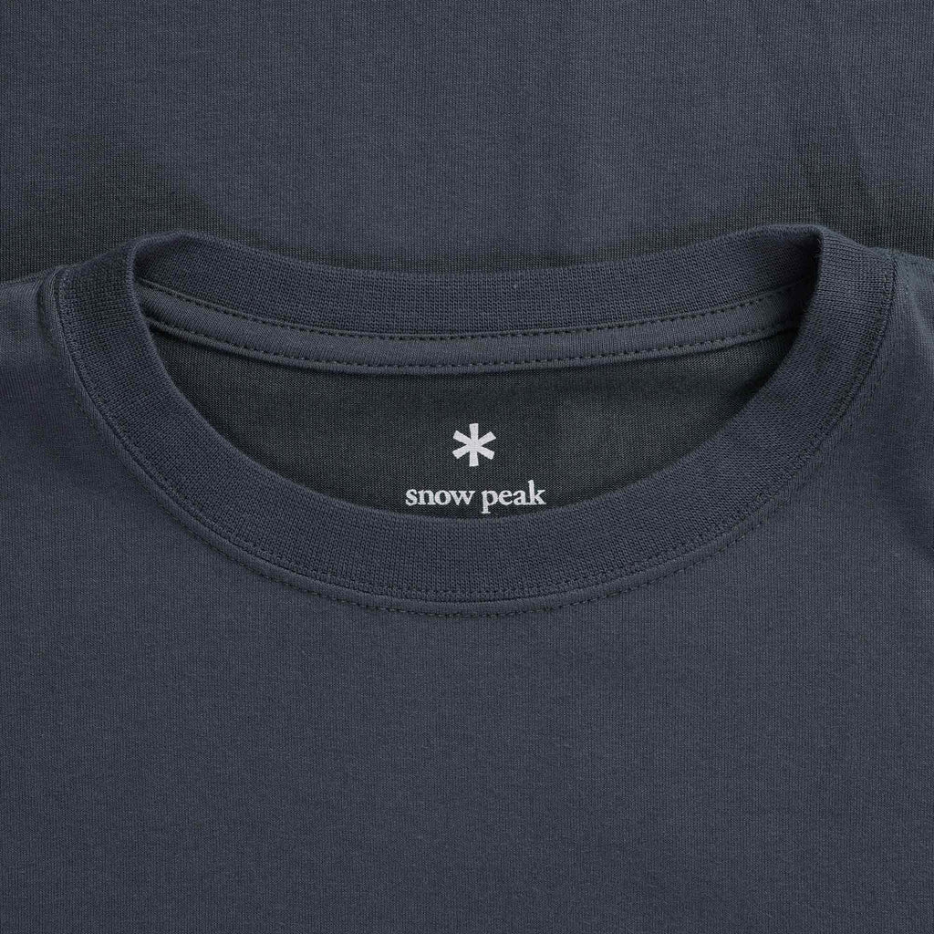 Snow Peak Land Station T-Shirt - Charcoal