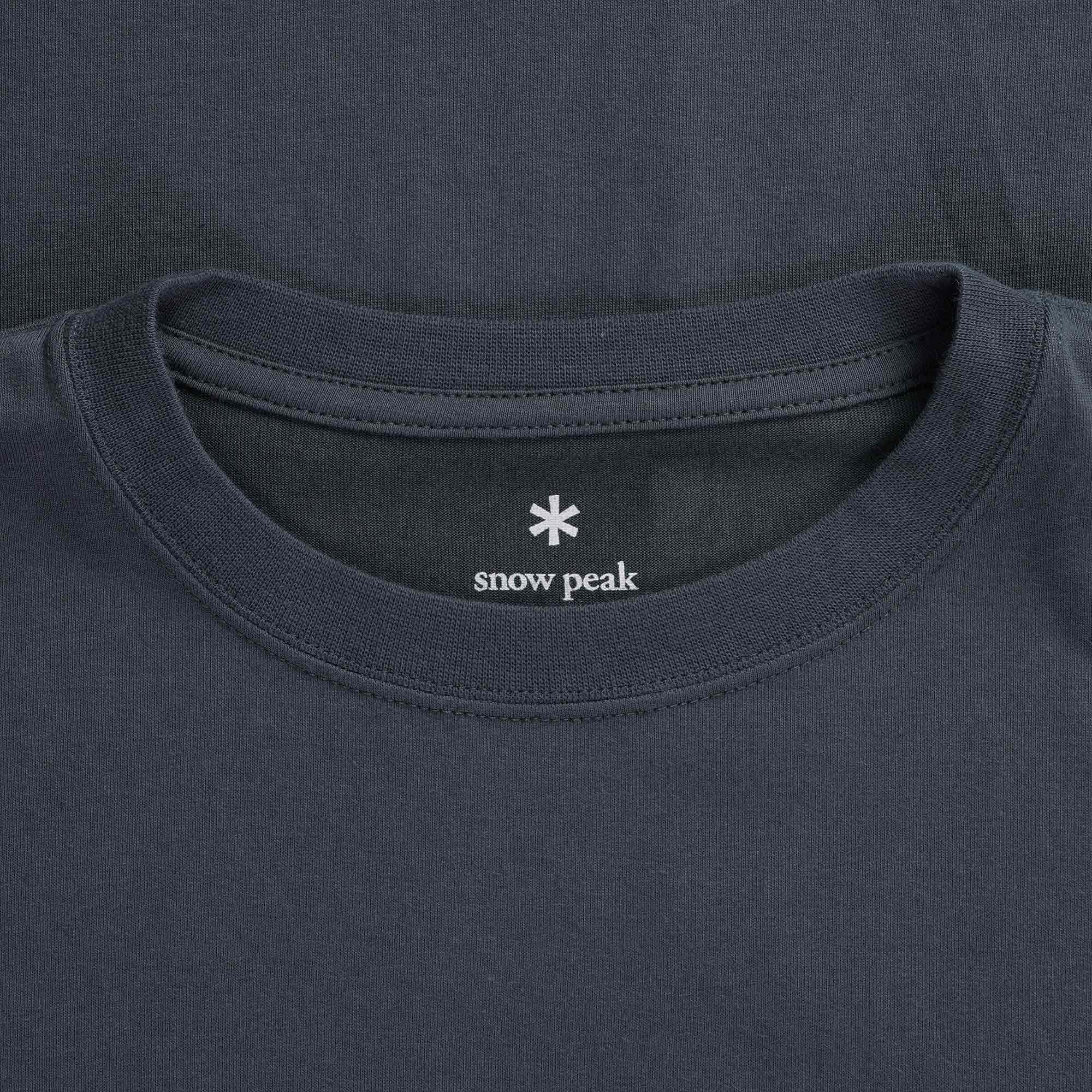 Snow Peak Land Station T-Shirt - Charcoal