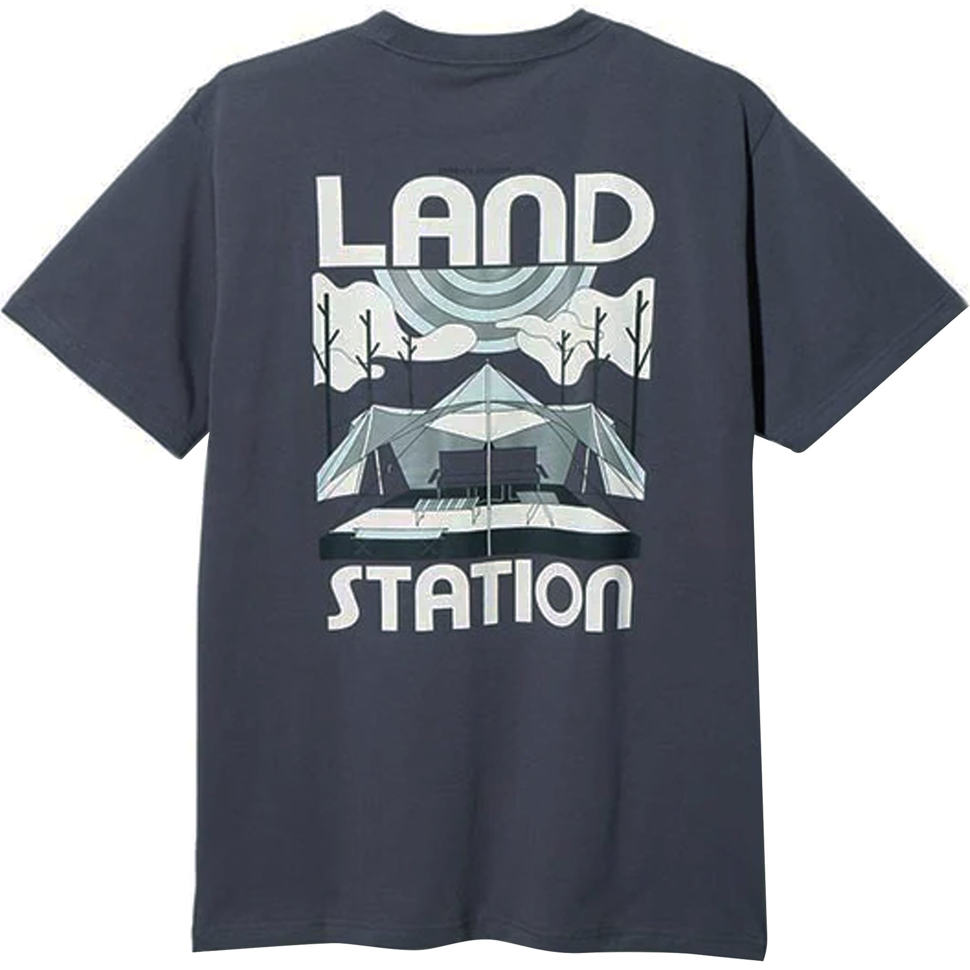 Snow Peak Land Station T-Shirt - Charcoal