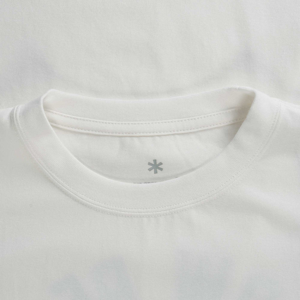 Snow Peak Foam Printed Long Sleeve T Shirt - White