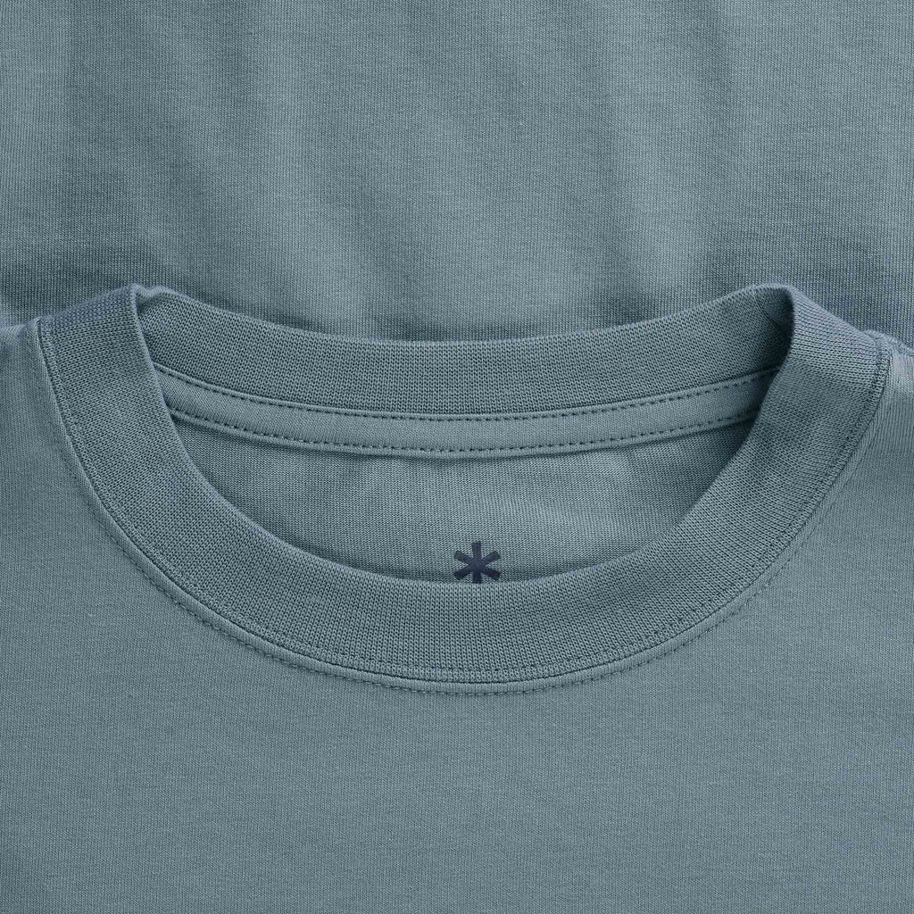 Snow Peak Foam Printed Long Sleeve T Shirt - Sax