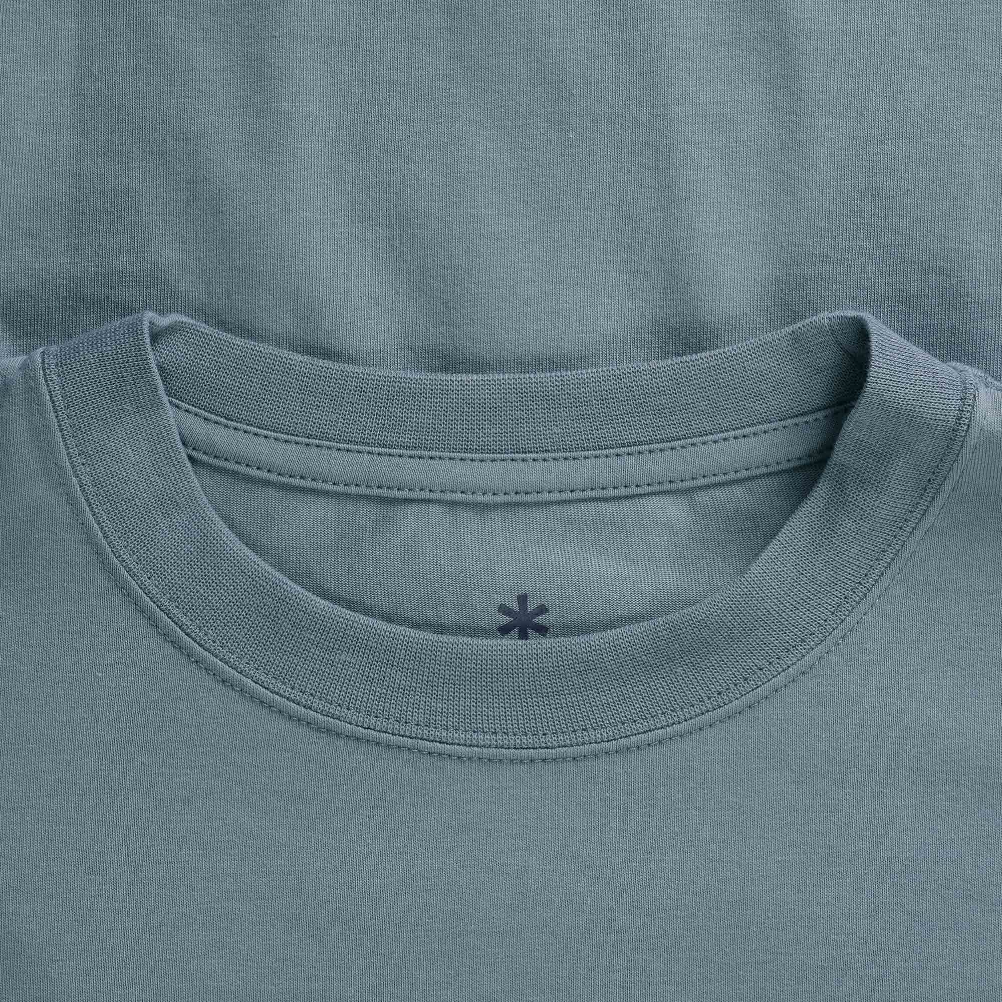 Snow Peak Foam Printed Long Sleeve T Shirt - Sax