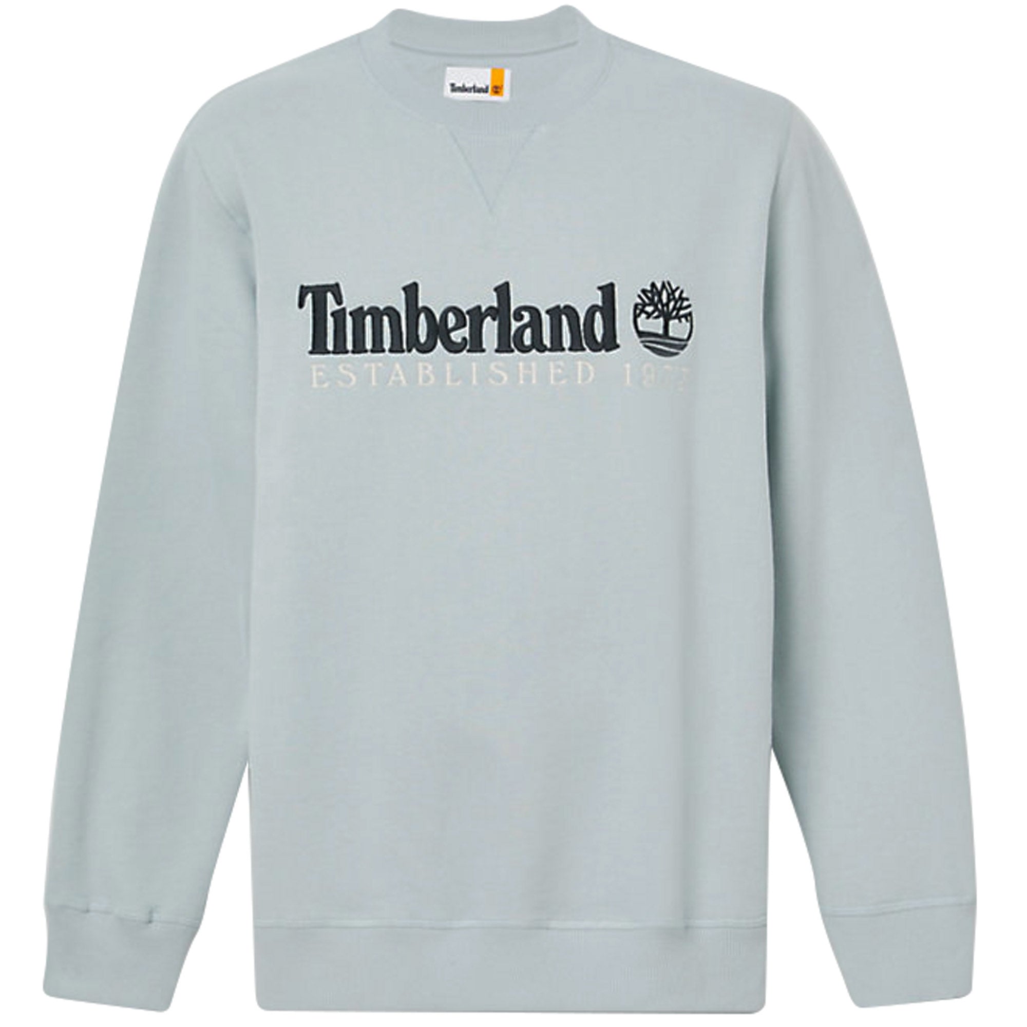 Timberland Logo Sweatshirt - Silver Blue