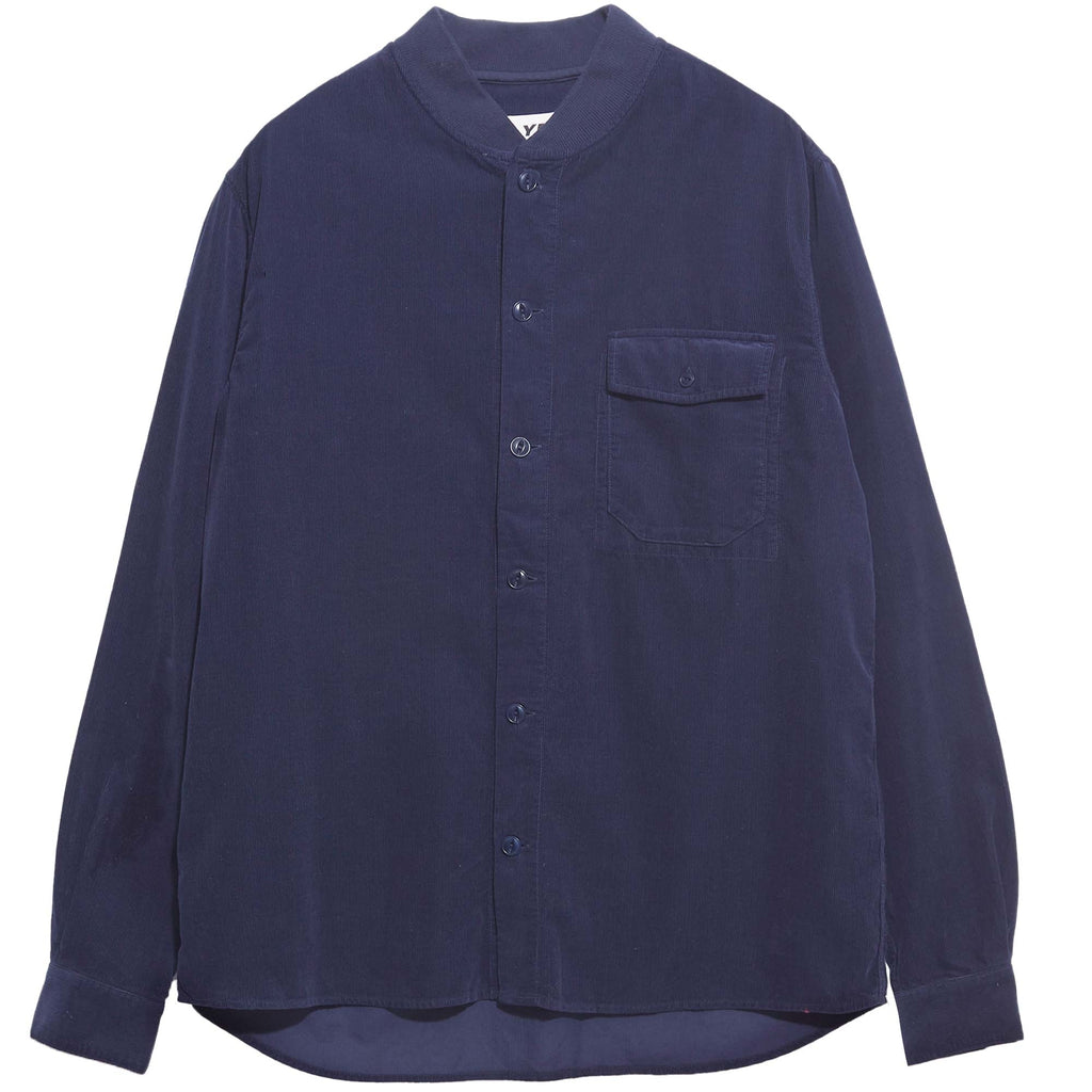 YMC Delinquents Needlecord Shirt - Navy
