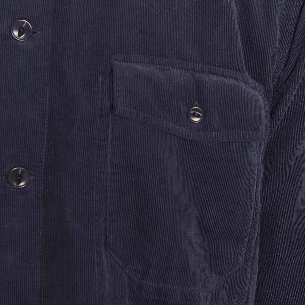 YMC Delinquents Needlecord Shirt - Navy