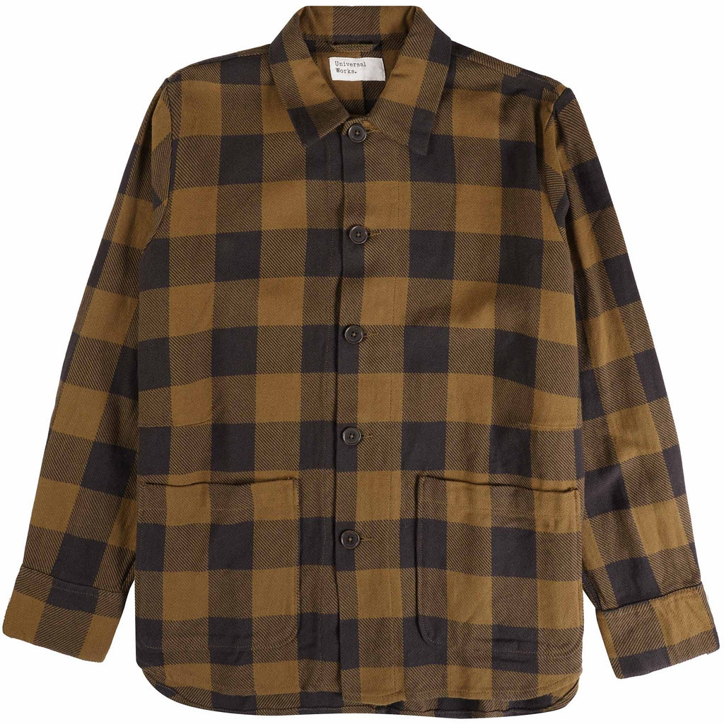 Universal Works Travail Overshirt - Brown