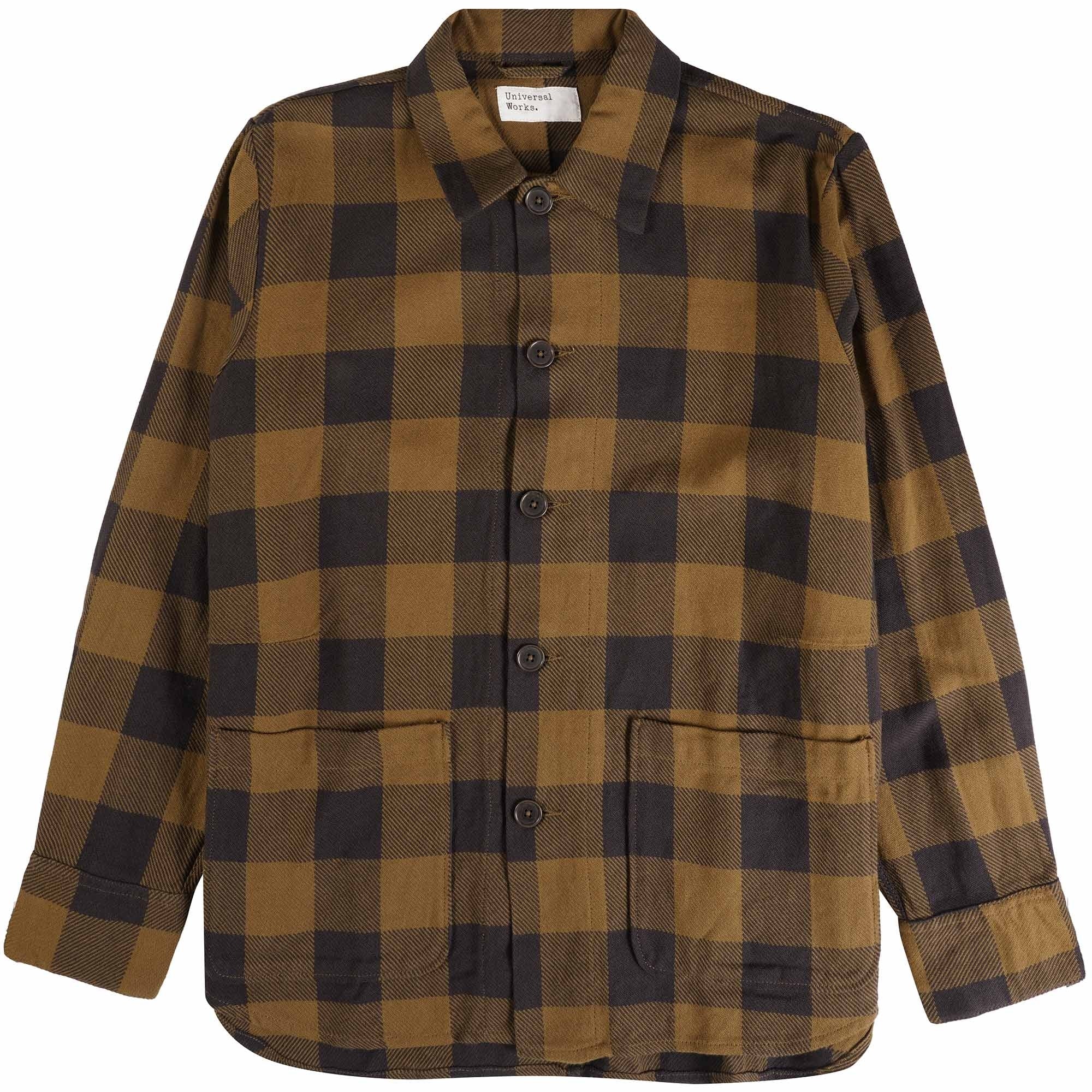 Universal Works Travail Overshirt - Brown