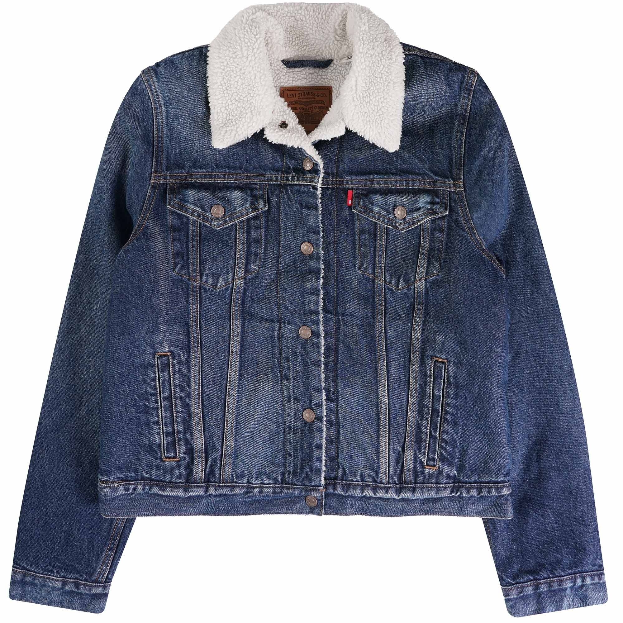 Levi's® Womens Original Sherpa Trucker Jacket - That New Blue