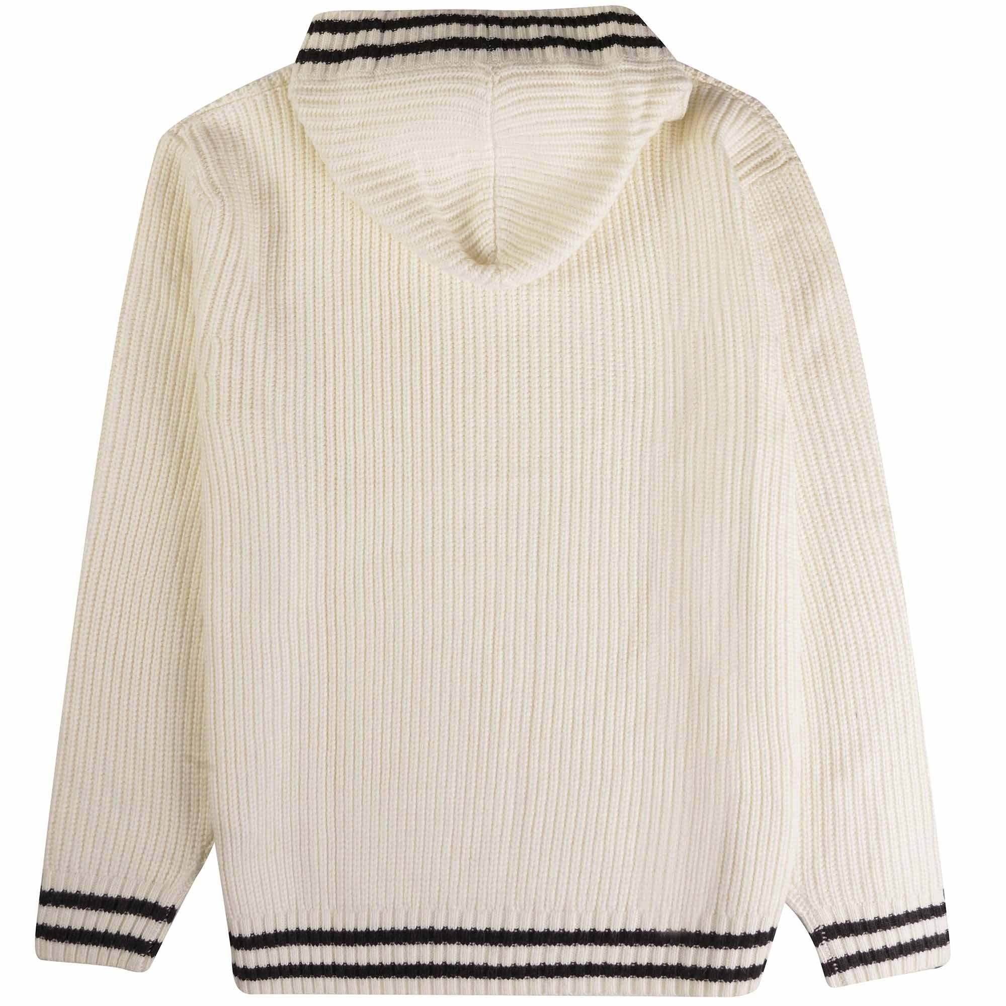 Levi's® V Neck Hoodie Sweater - Egret