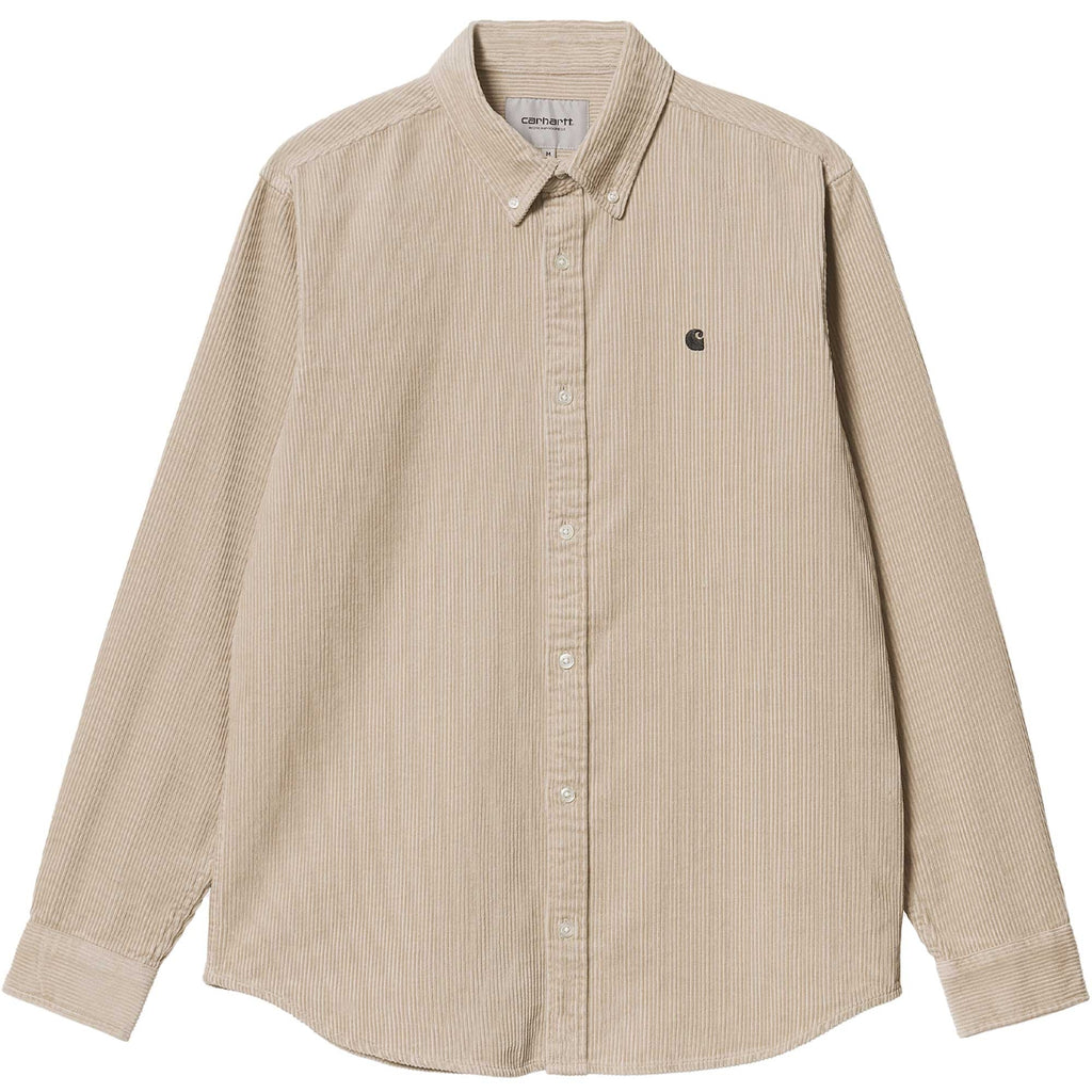 Carhartt WIP Long Sleeve Madison Cord Shirt - Wall