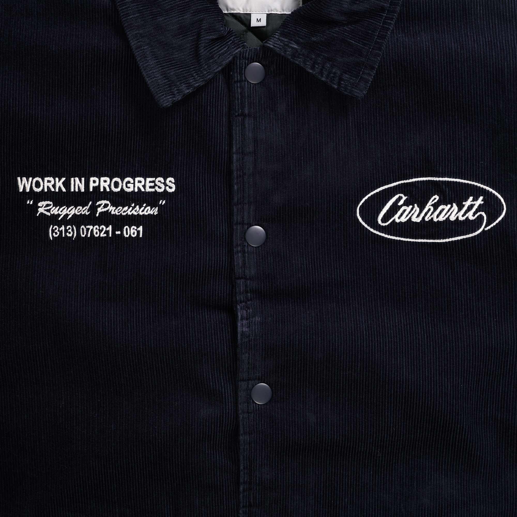 Carhartt WIP Rugged Letterman Jacket - Dark Navy – Stuarts London