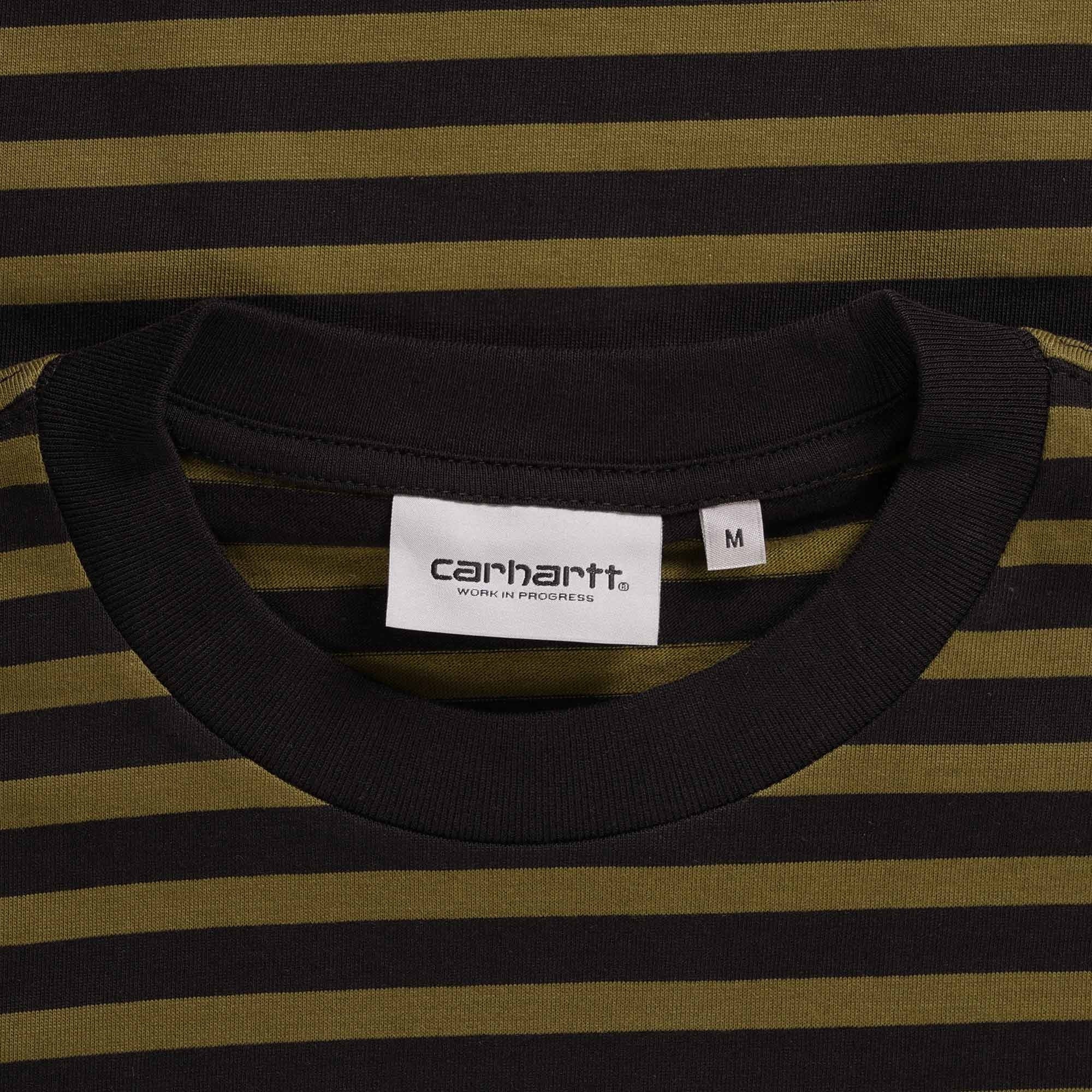 Carhartt WIP Short Sleeve Seidler Pocket T-Shirt - Highland Stripe