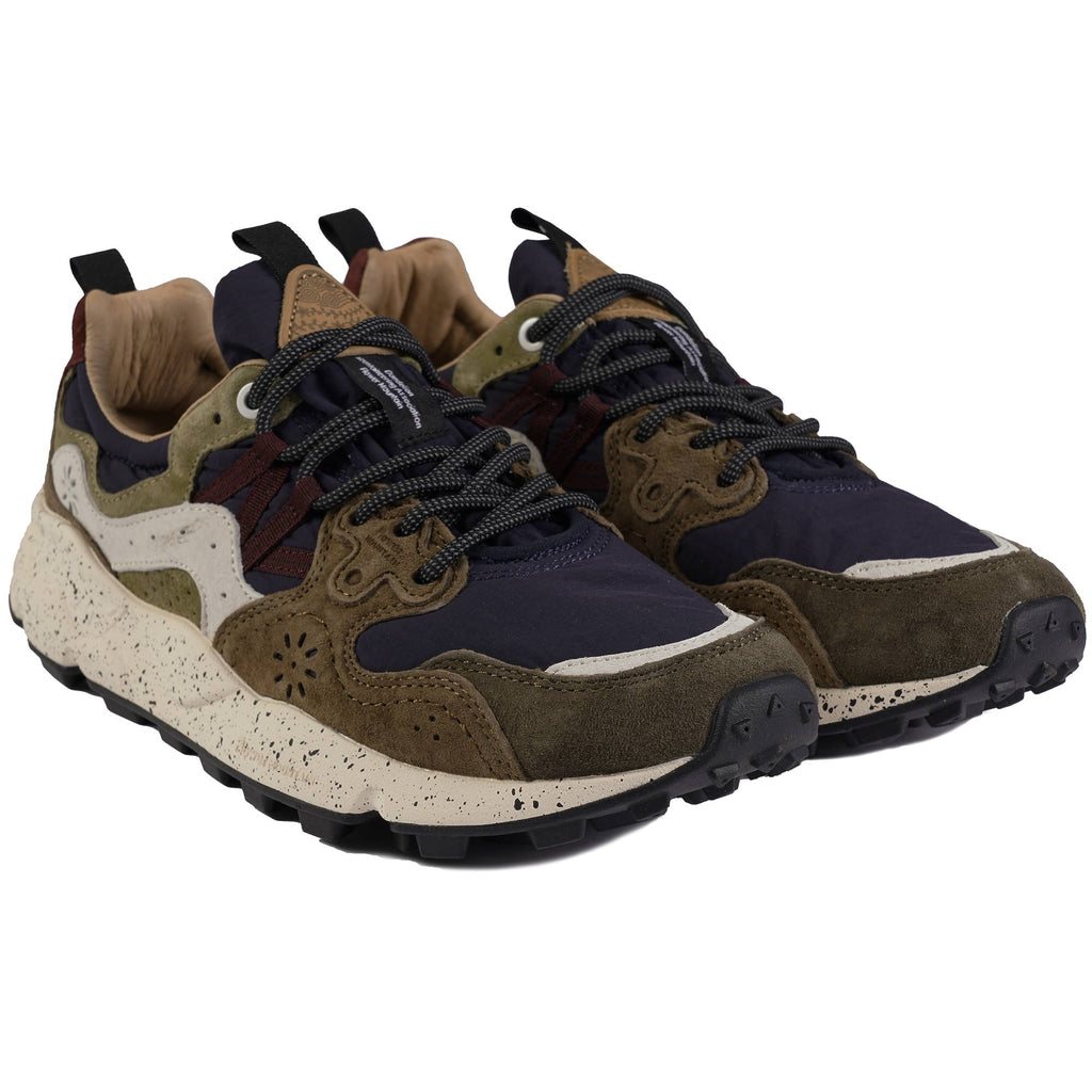 Flower Mountain Yamano 3 - Brown and Navy