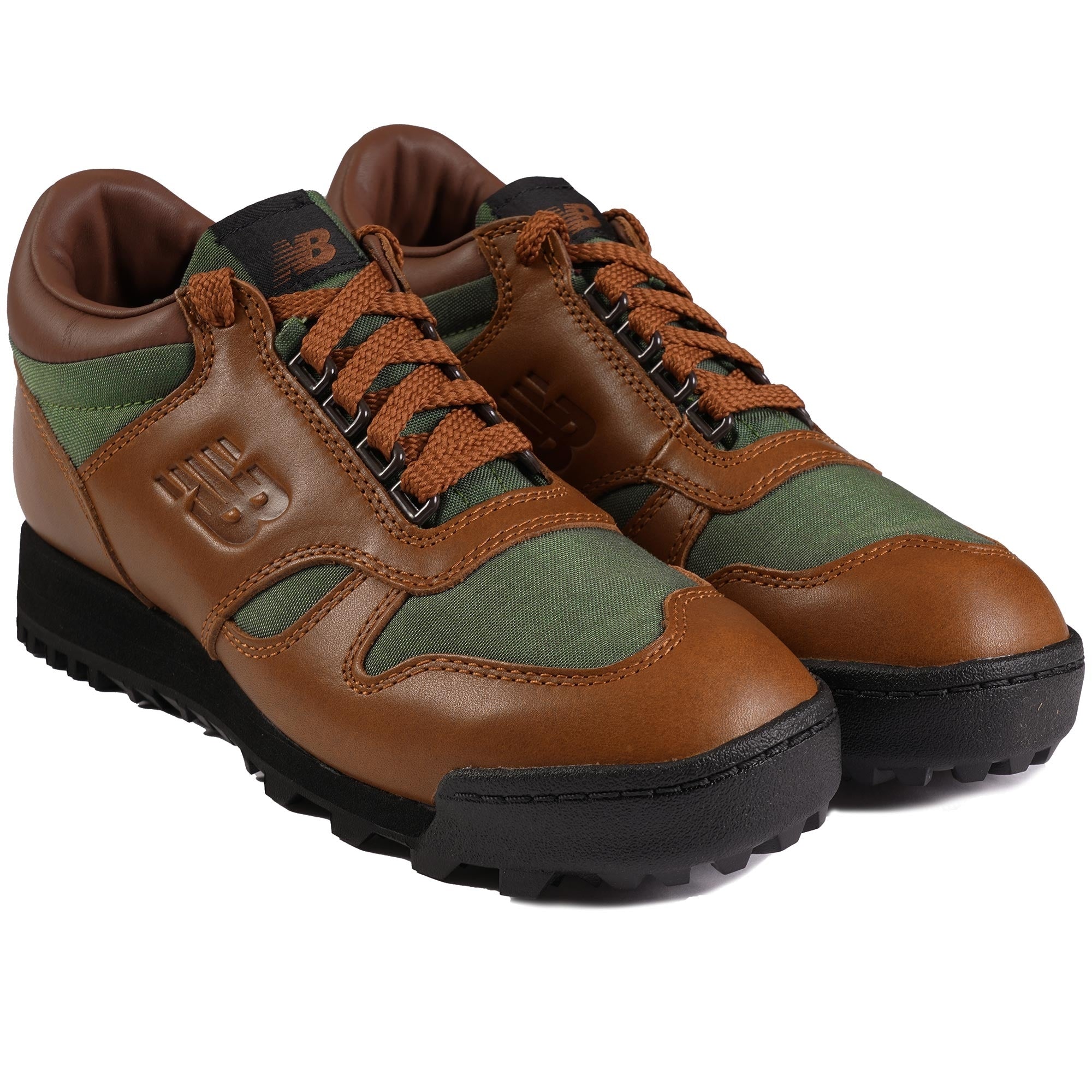 New Balance Rainier Low Leather - Brown and Green