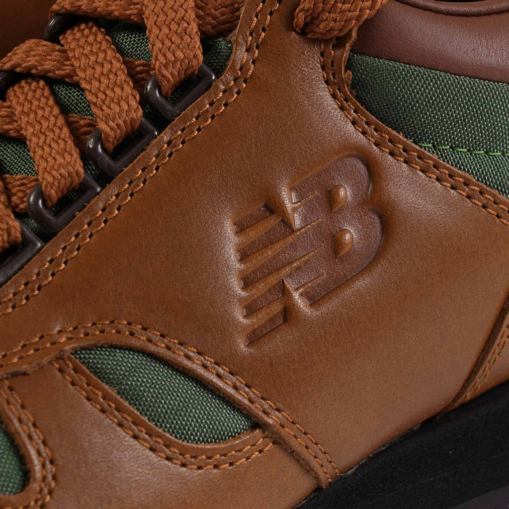 New Balance Rainier Low Leather - Brown and Green
