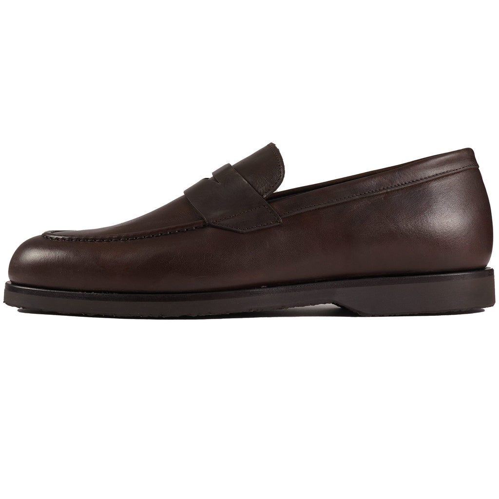 Harry's Beck G Pull Up Calf Loafers - Ebony