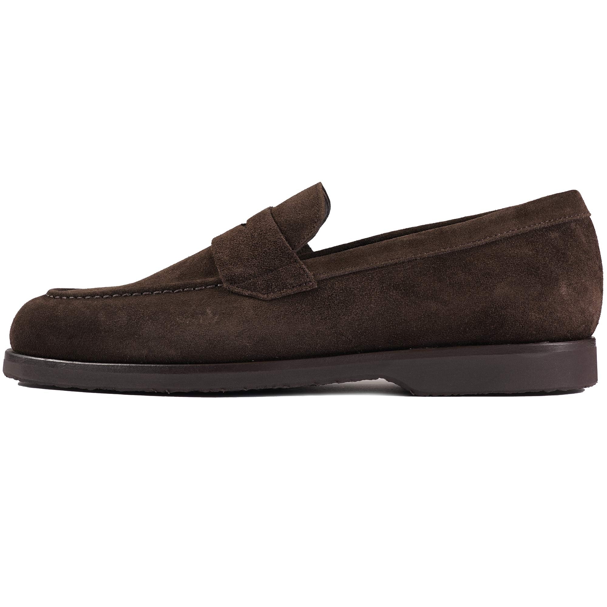 Harry's Beck G Suede Crepe Rubber Loafers - Espresso