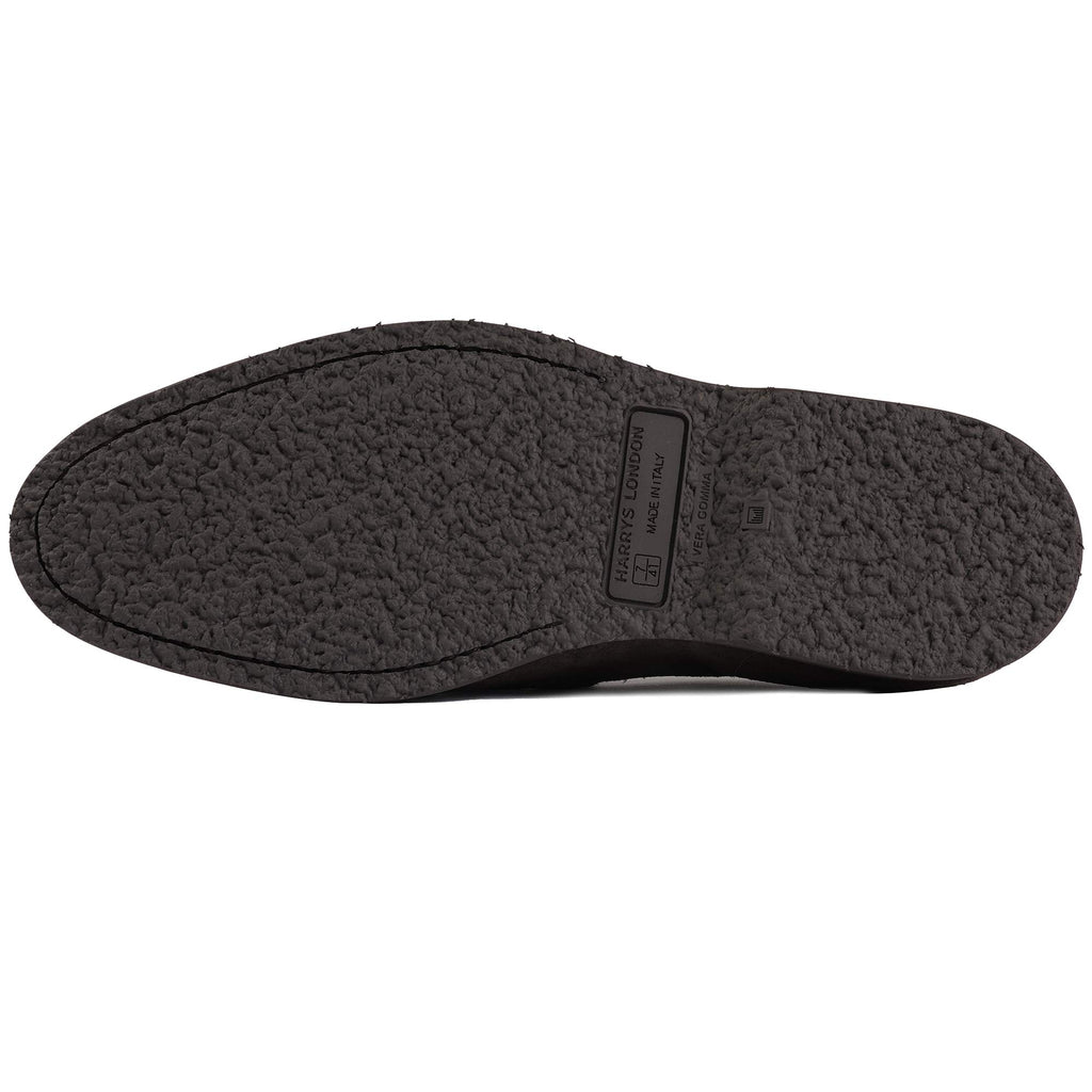 Harry's Beck G Suede Crepe Rubber Loafers - Espresso