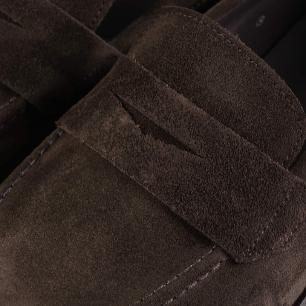 Harry's Beck G Suede Crepe Rubber Loafers - Espresso