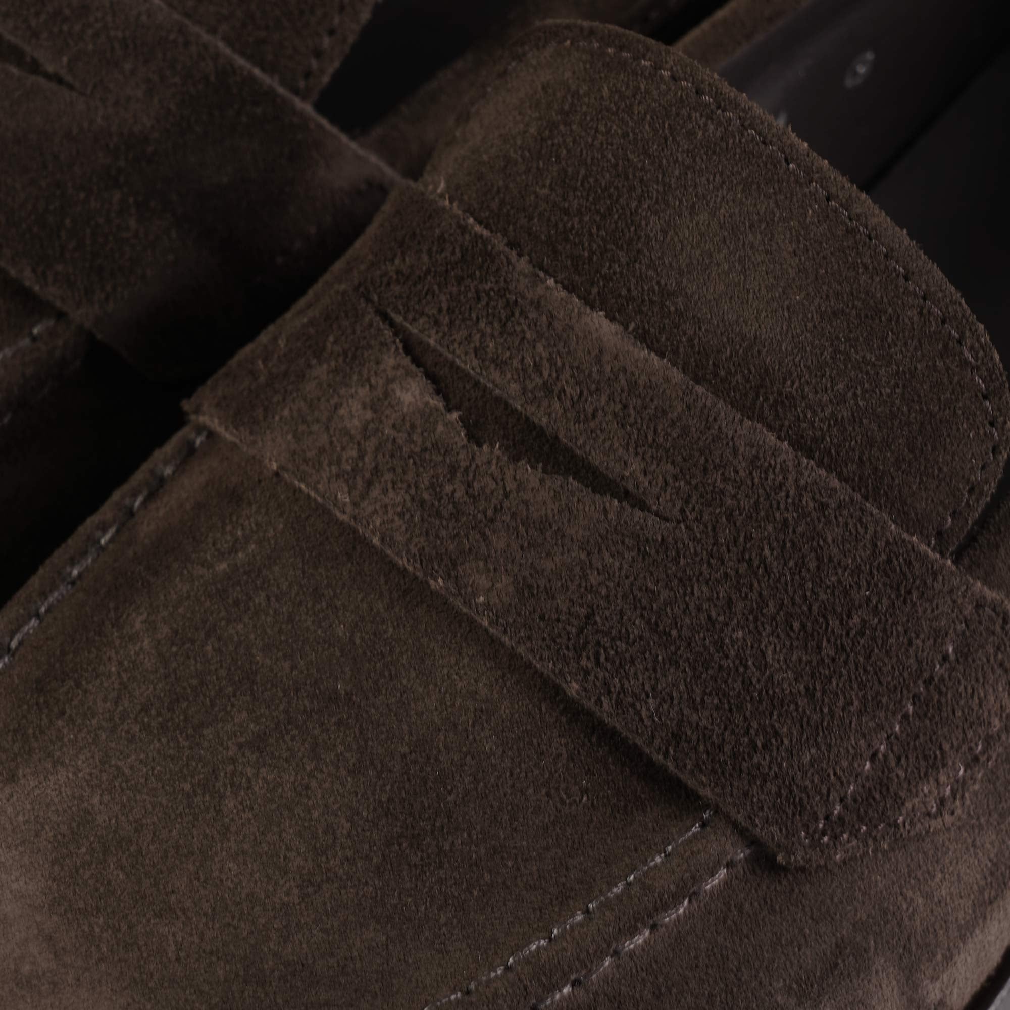 Harry's Beck G Suede Crepe Rubber Loafers - Espresso