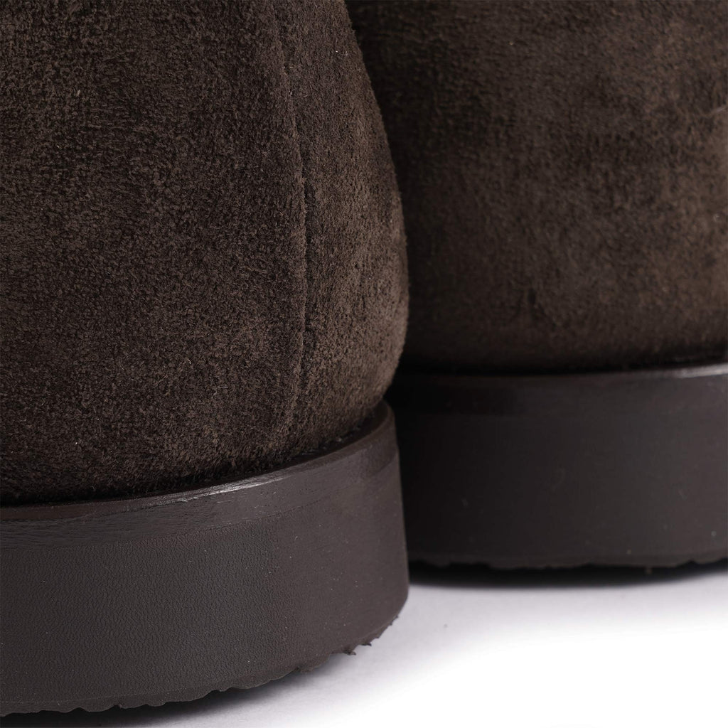 Harry's Beck G Suede Crepe Rubber Loafers - Espresso