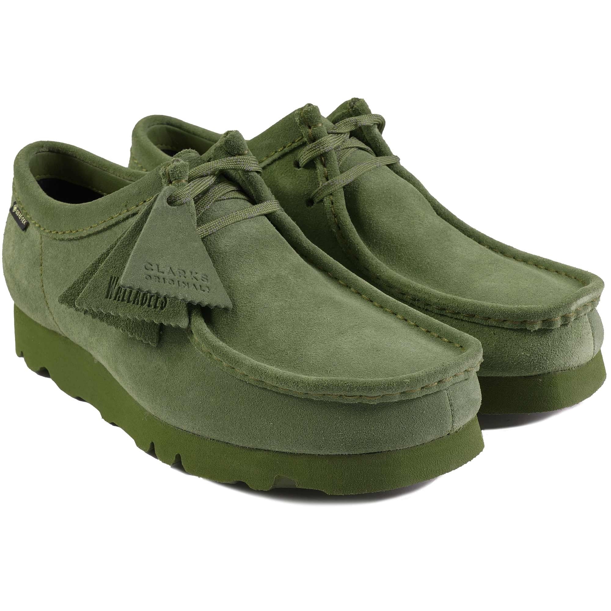 靴 Clarks WALLABEE GTX LODEN GREEN 28cm Clarks Wallabee GTX 'Loden Green' 26174044
