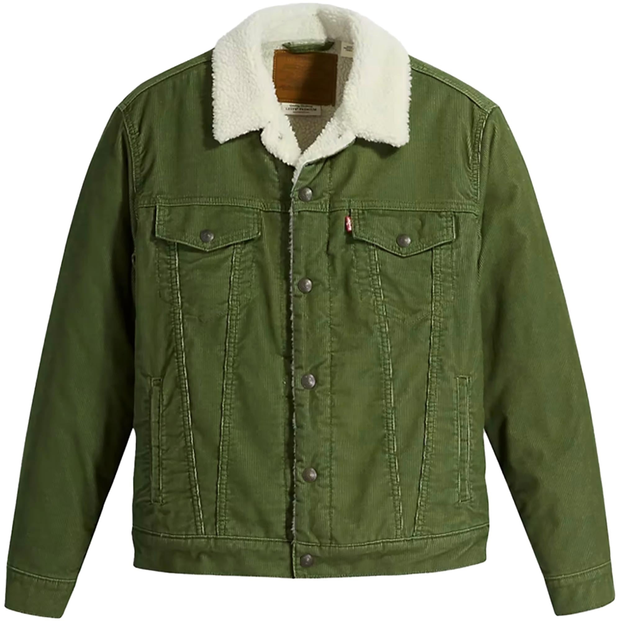 Levi's® Type III Sherpa Trucker Jacket - Moss Corduroy
