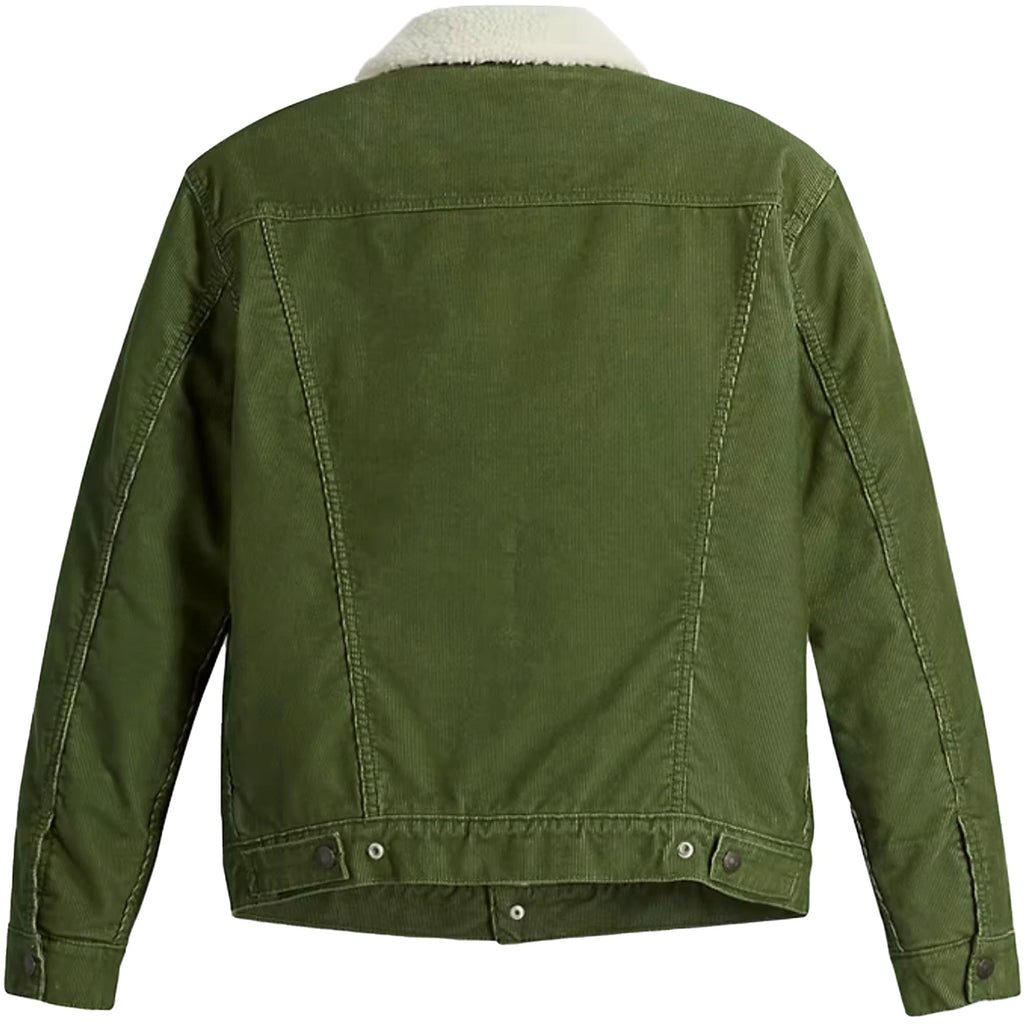Levi's® Type III Sherpa Trucker Jacket - Moss Corduroy