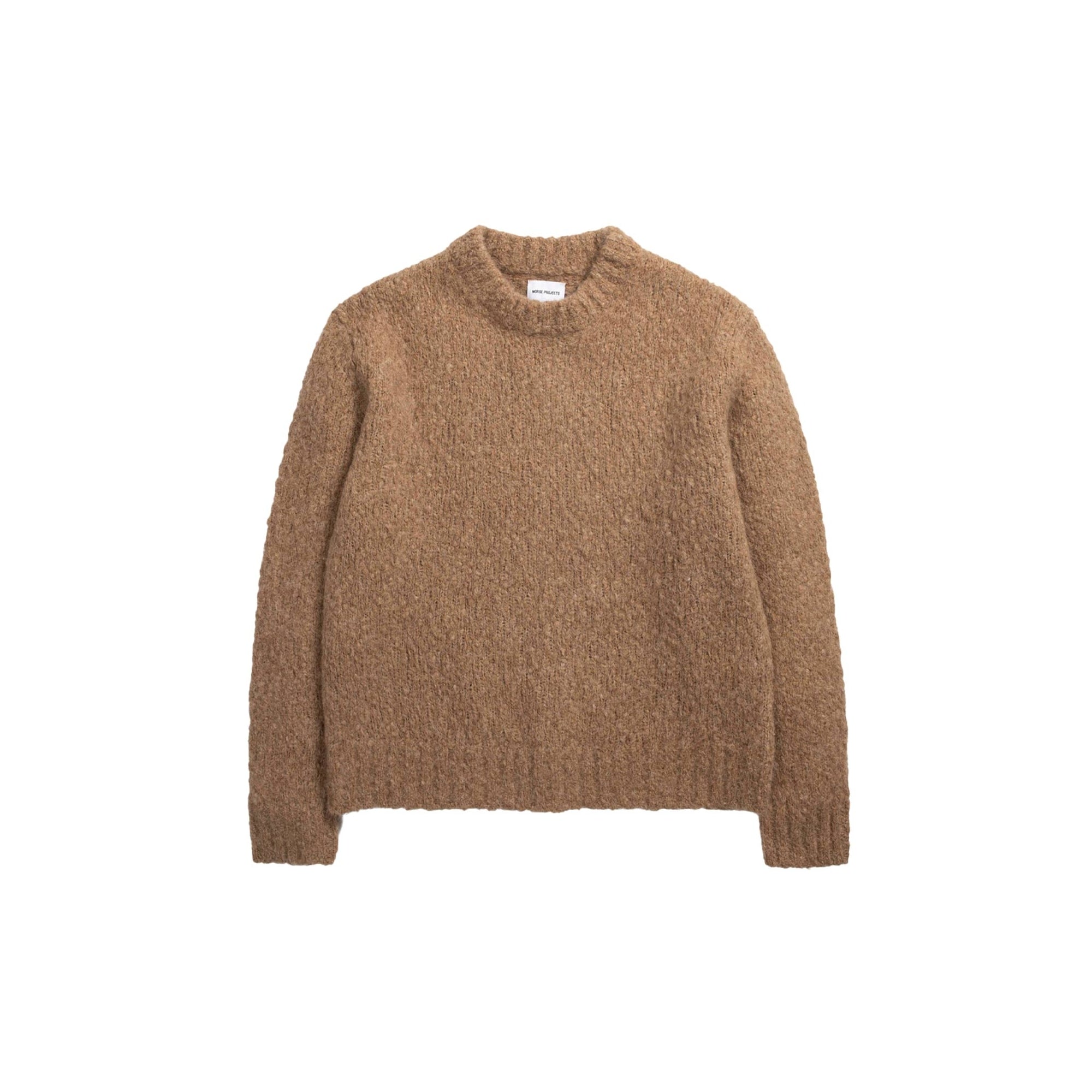 Norse Projects Rasmus Flame Alpaca Sweater - Camel