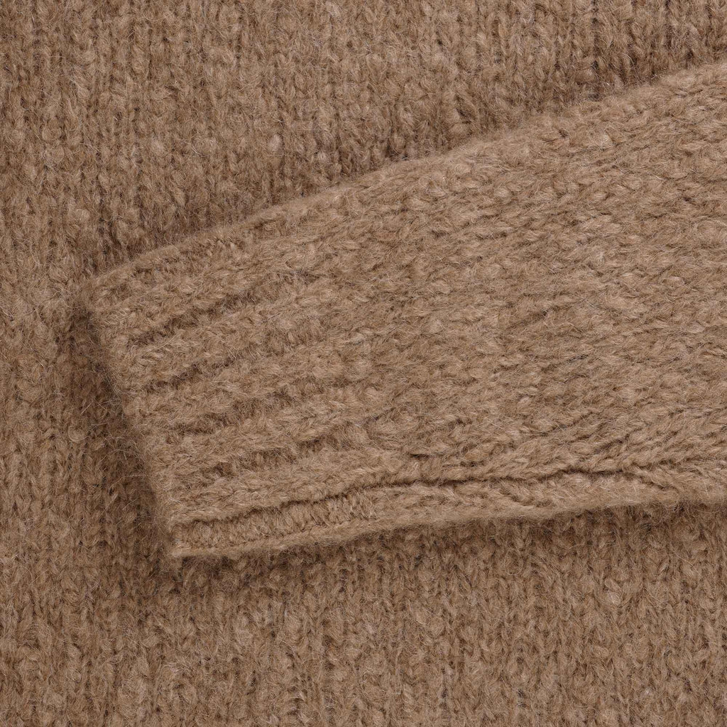 Norse Projects Rasmus Flame Alpaca Sweater - Camel