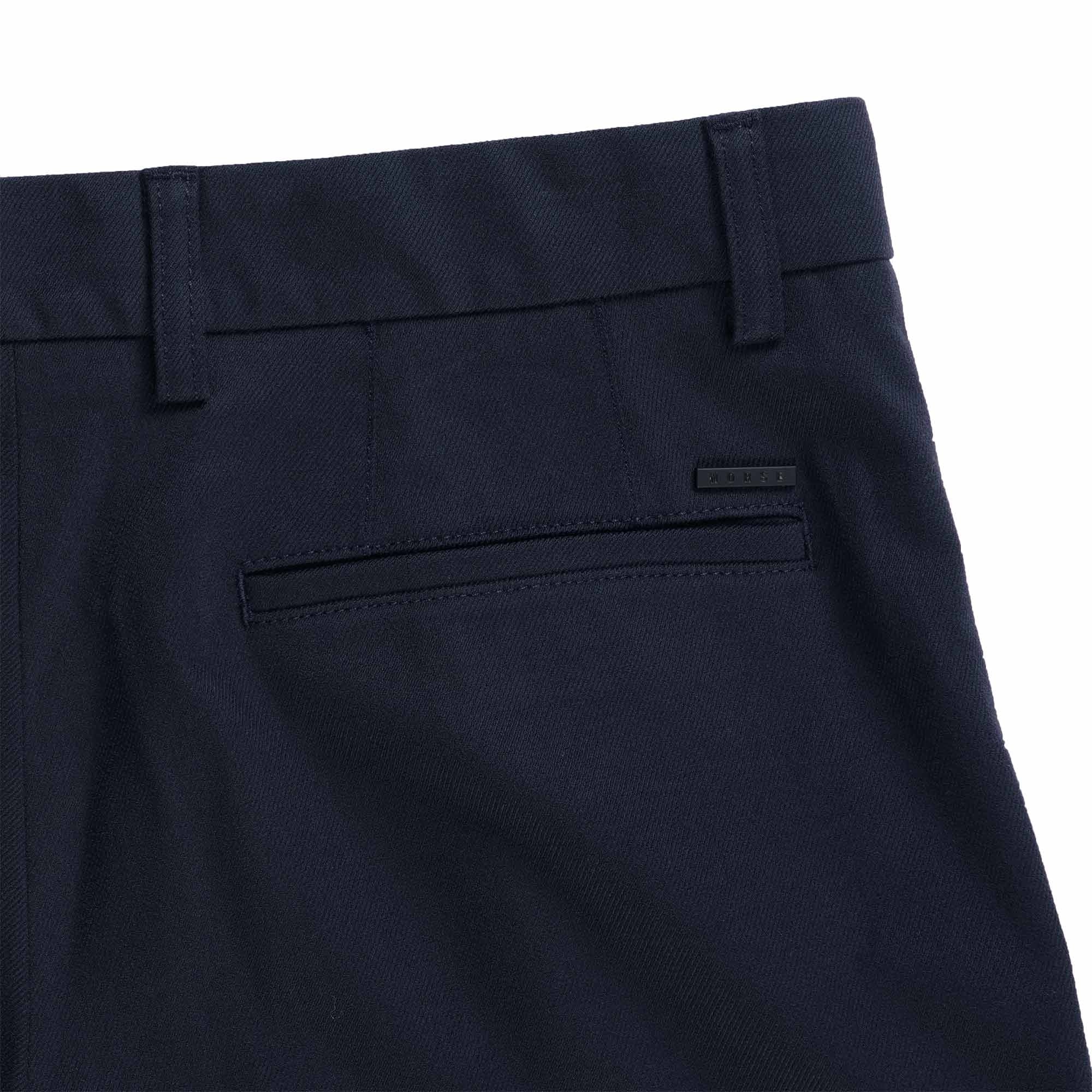 Norse Projects Benn Relaxed Pleated Trousers - Dark Navy