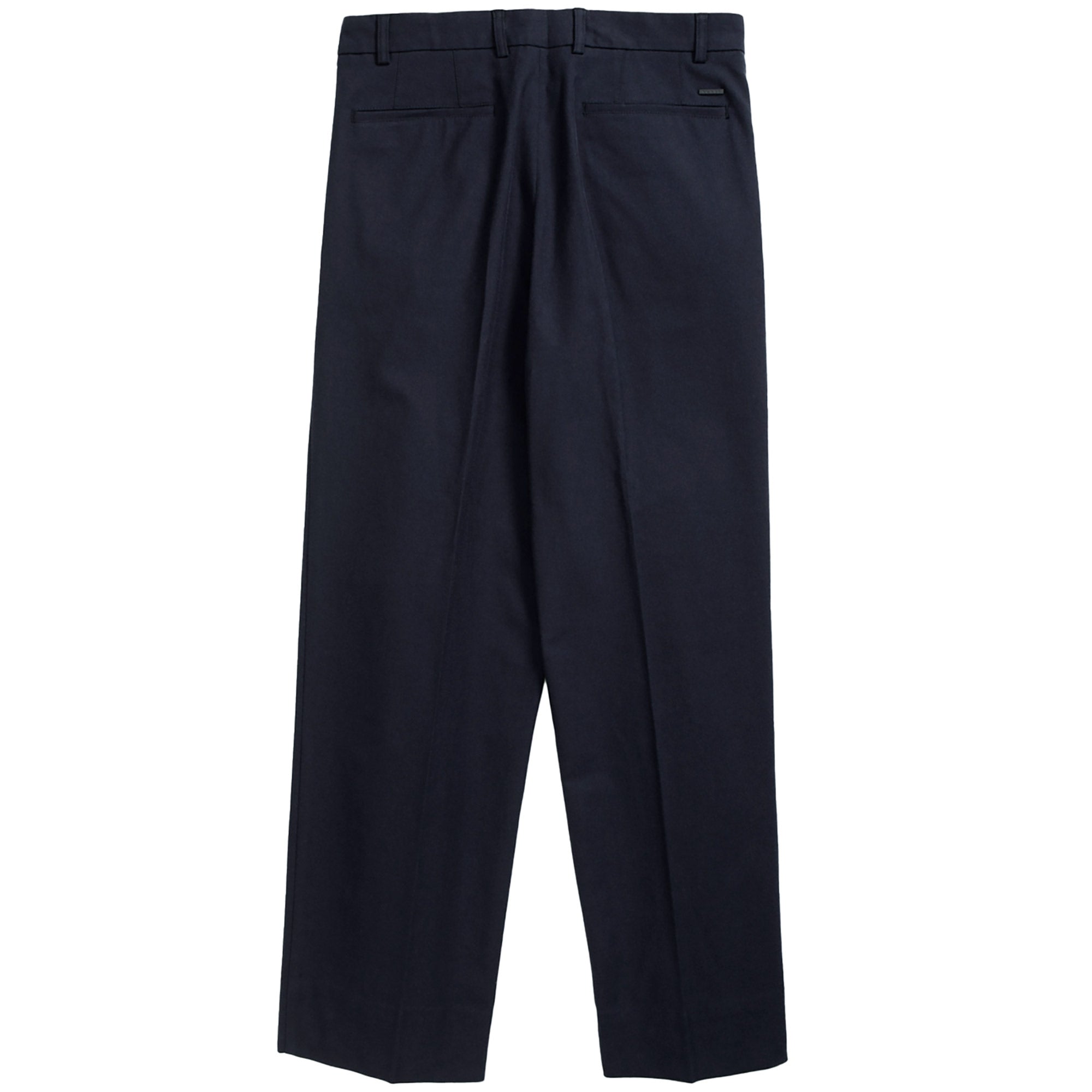 Norse Projects Benn Relaxed Pleated Trousers - Dark Navy