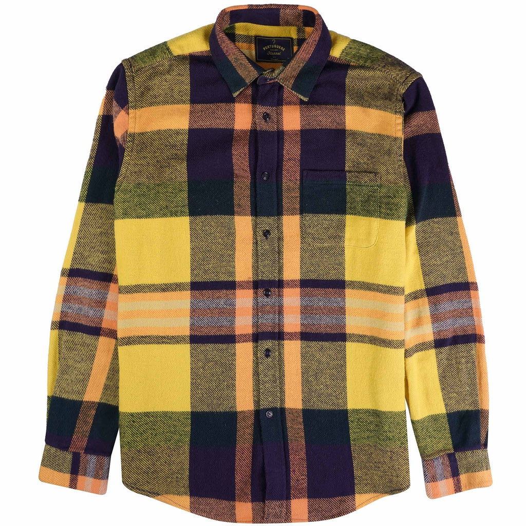 Portuguese Flannel Tirol Shirt - Yellow