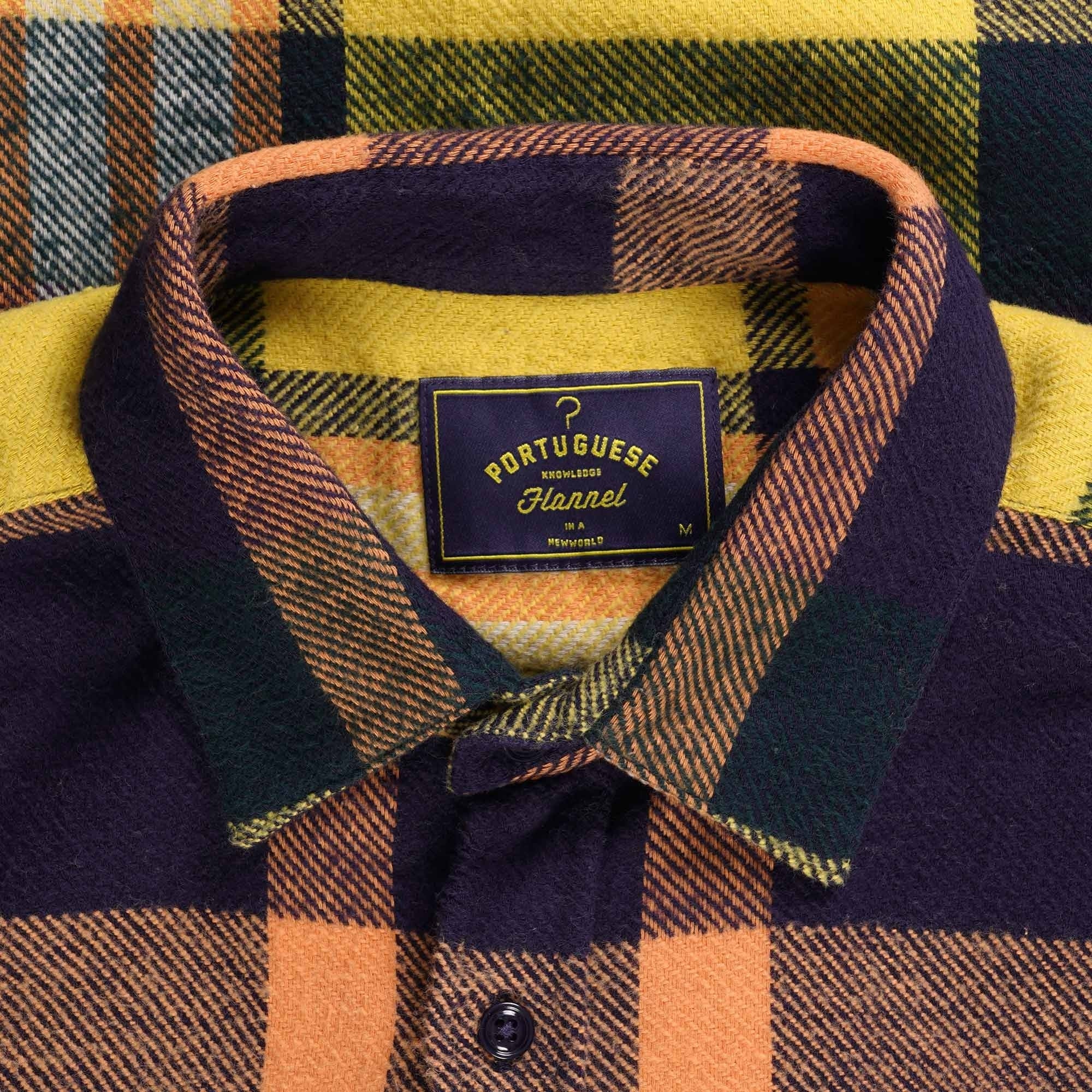 Portuguese Flannel Tirol Shirt - Yellow