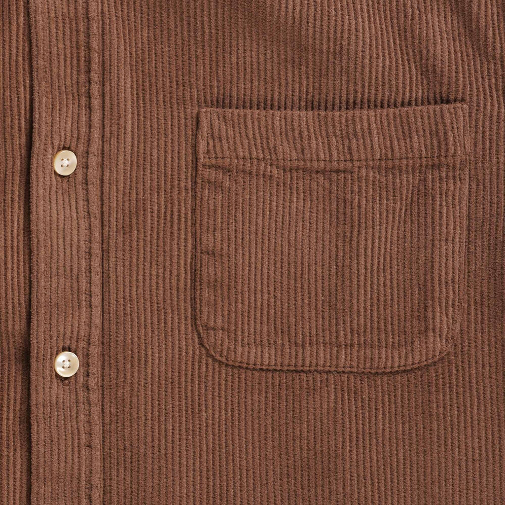 Portuguese Flannel Lobo Corduroy Shirt - Brown