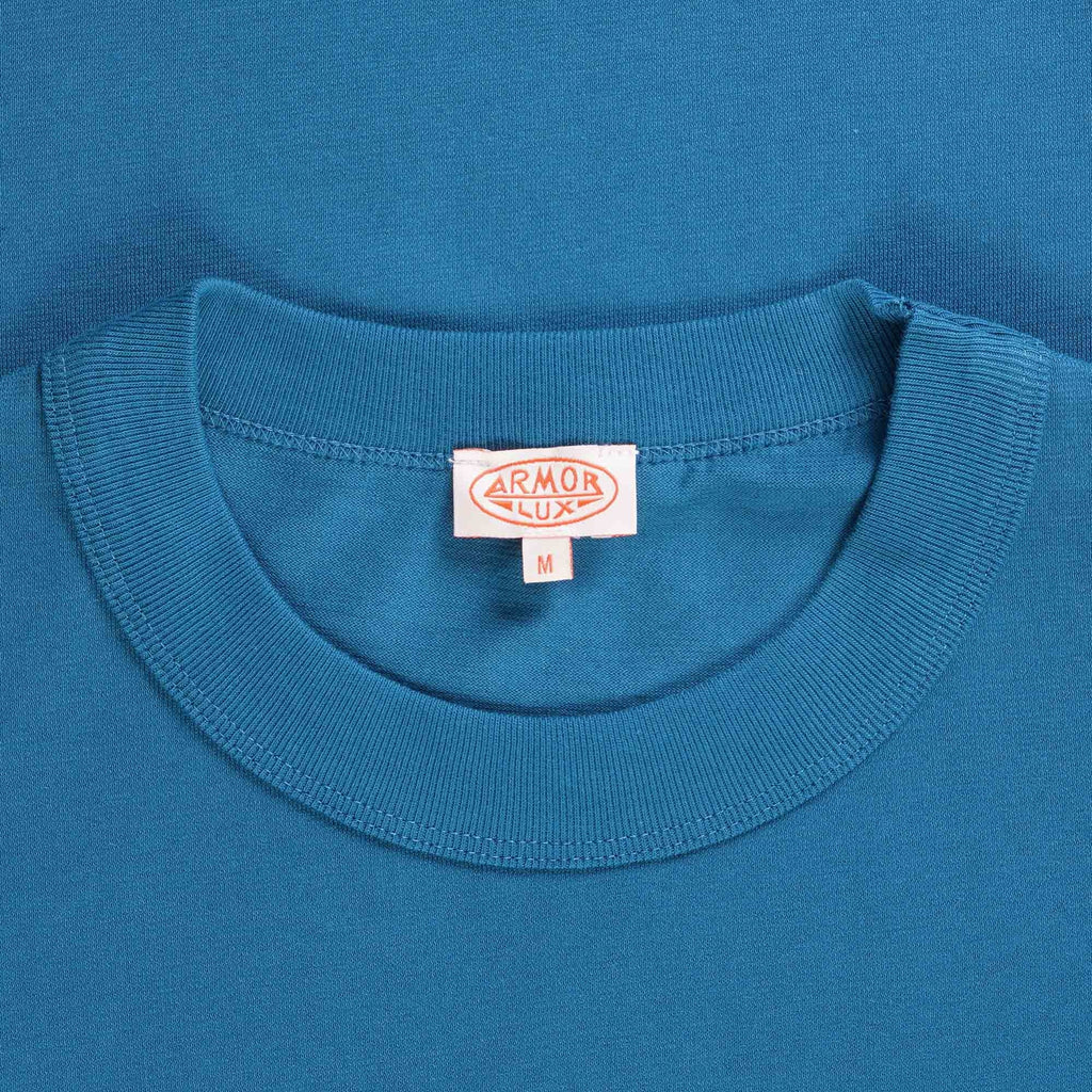 Armor Lux Logo Pocket T-Shirt - Blue