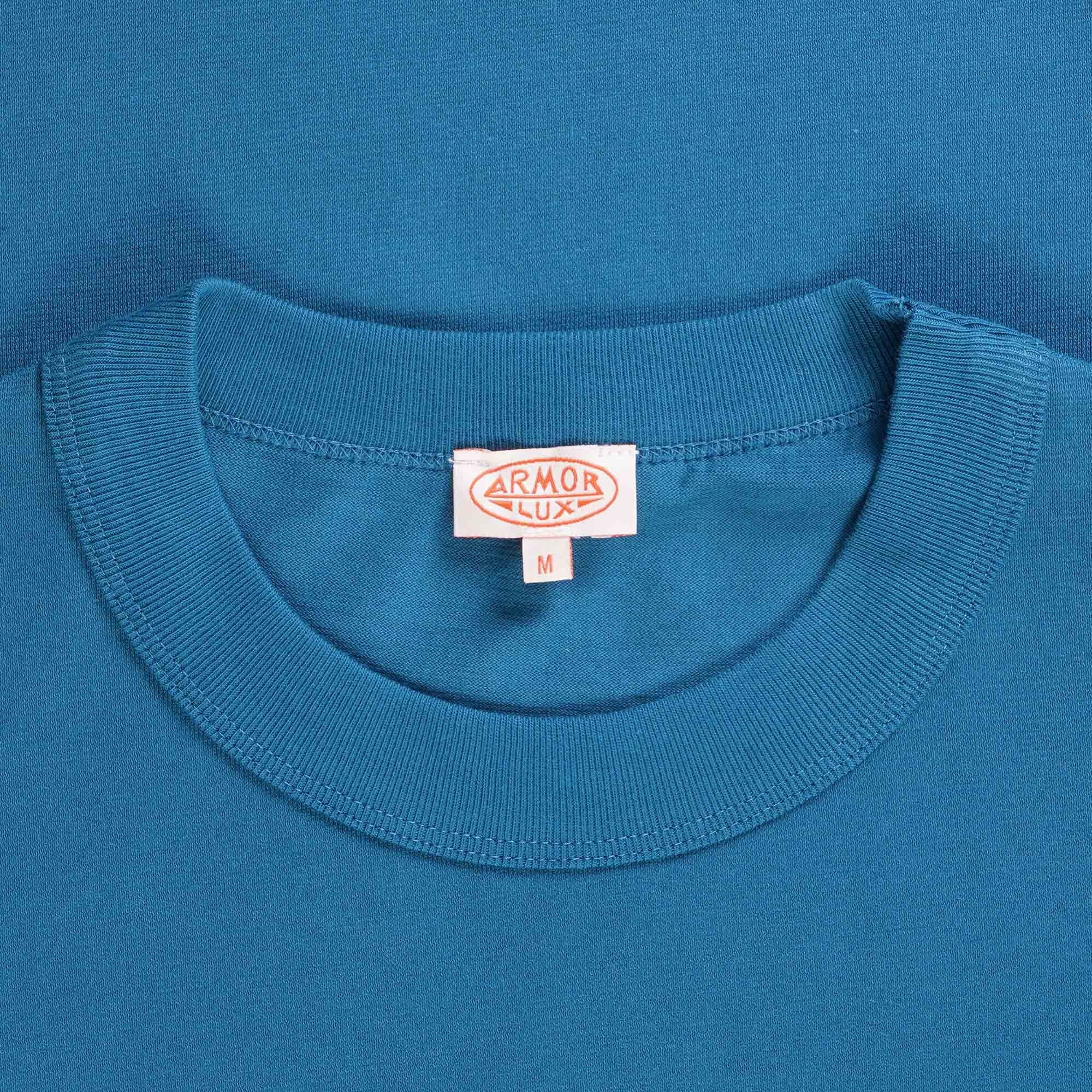 Armor Lux Logo Pocket T-Shirt - Blue