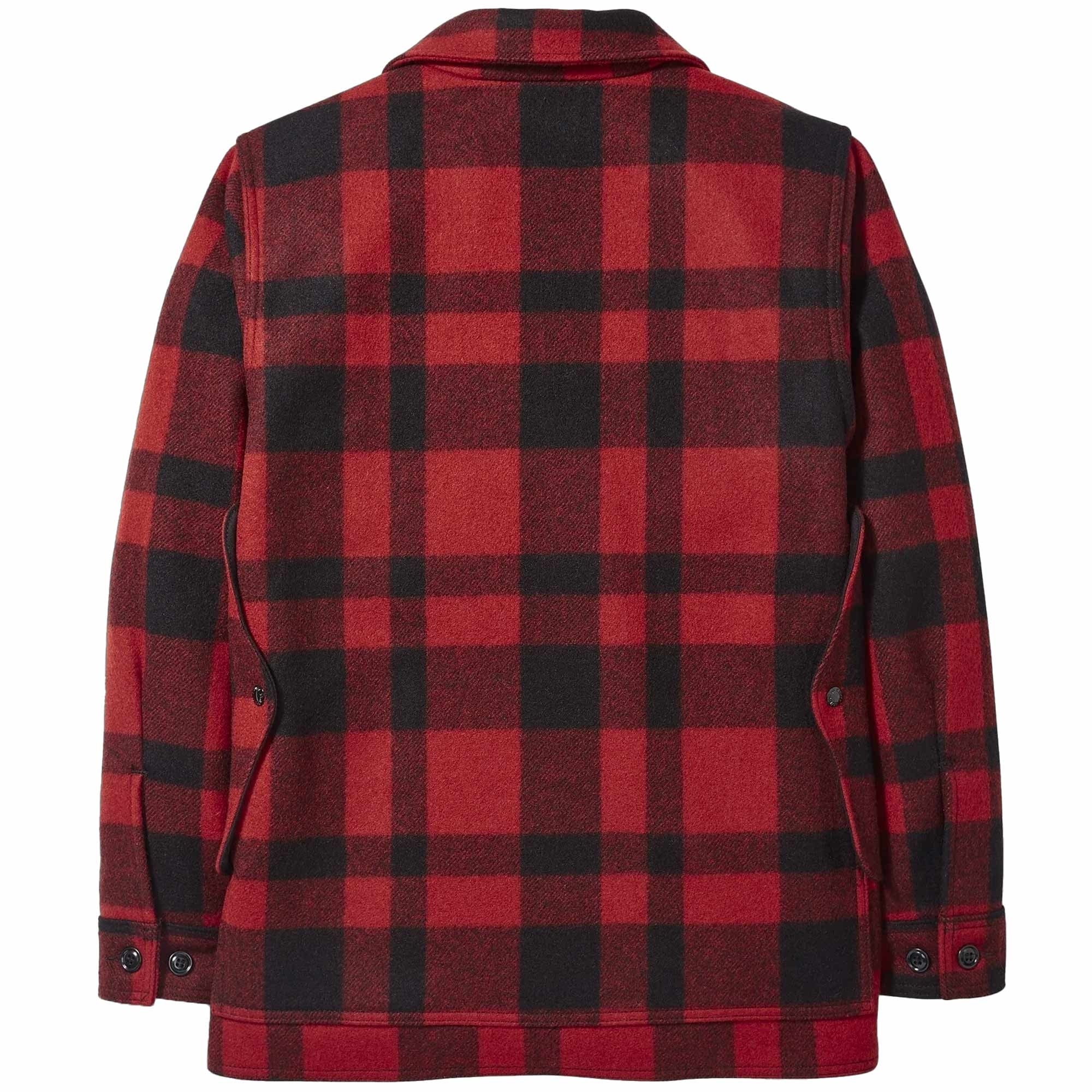 Plaid Mackinaw Cruiser Jacket - Red & Black