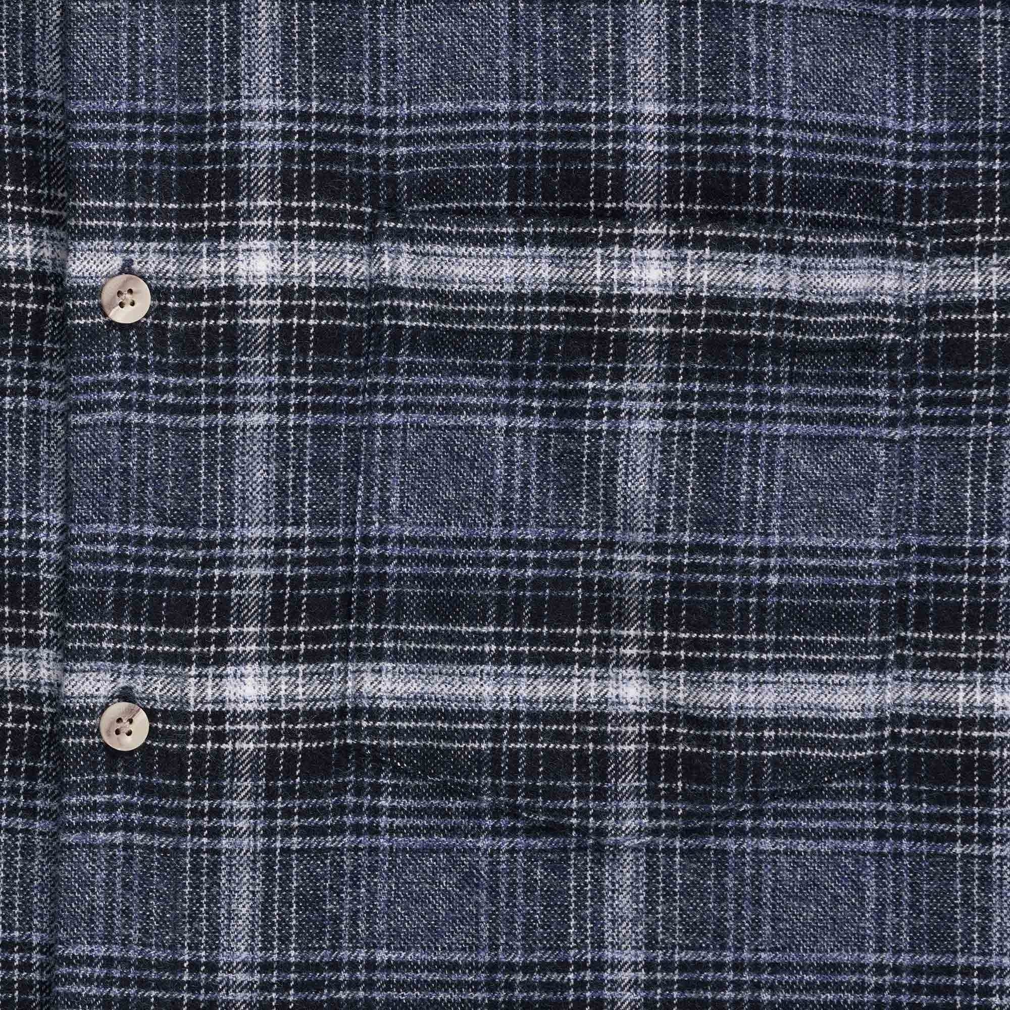 Armor Lux Checked Overshirt - Tartan Navy