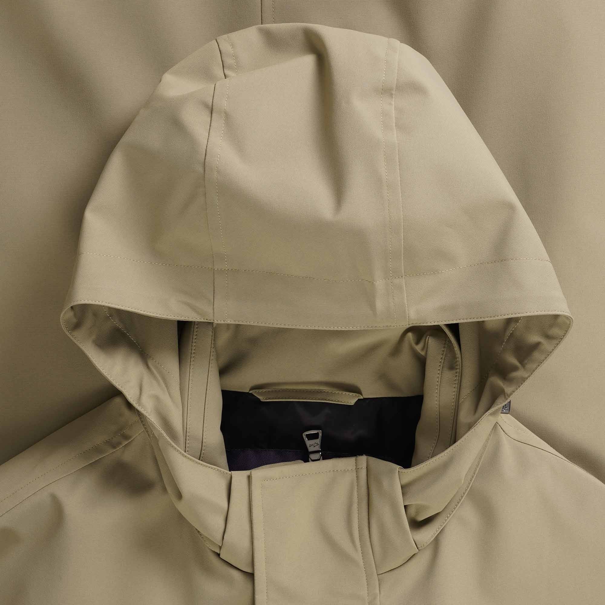 Paul and Shark Water Resistant Car Coat - Beige