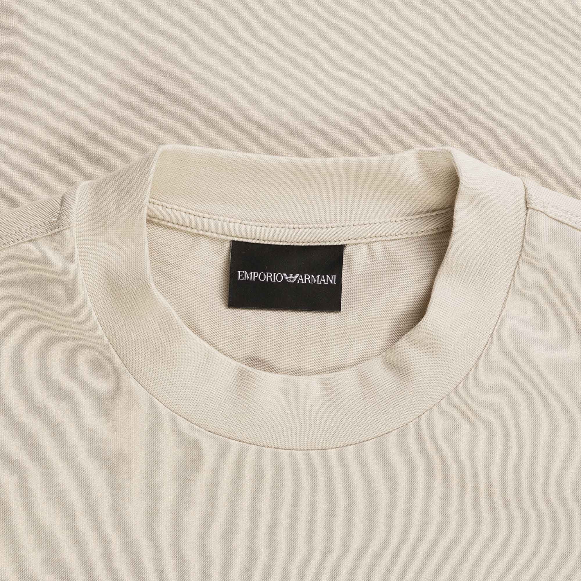 Emporio Armani Logo T-shirt - Beige